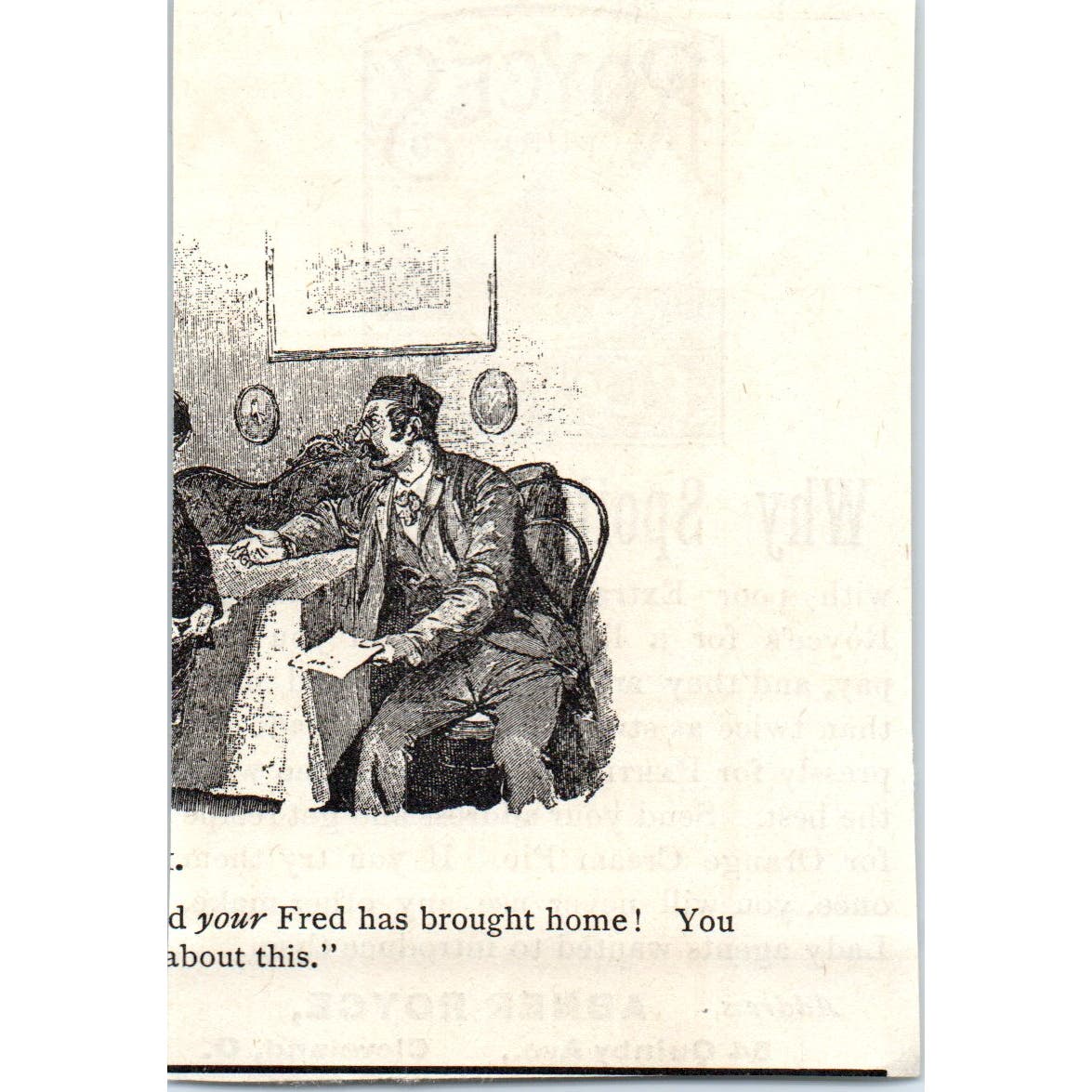 Abner Royce's Pure Flavor Extracts Cleveland Ohio c1890 Victorian Ad AE8-CH6
