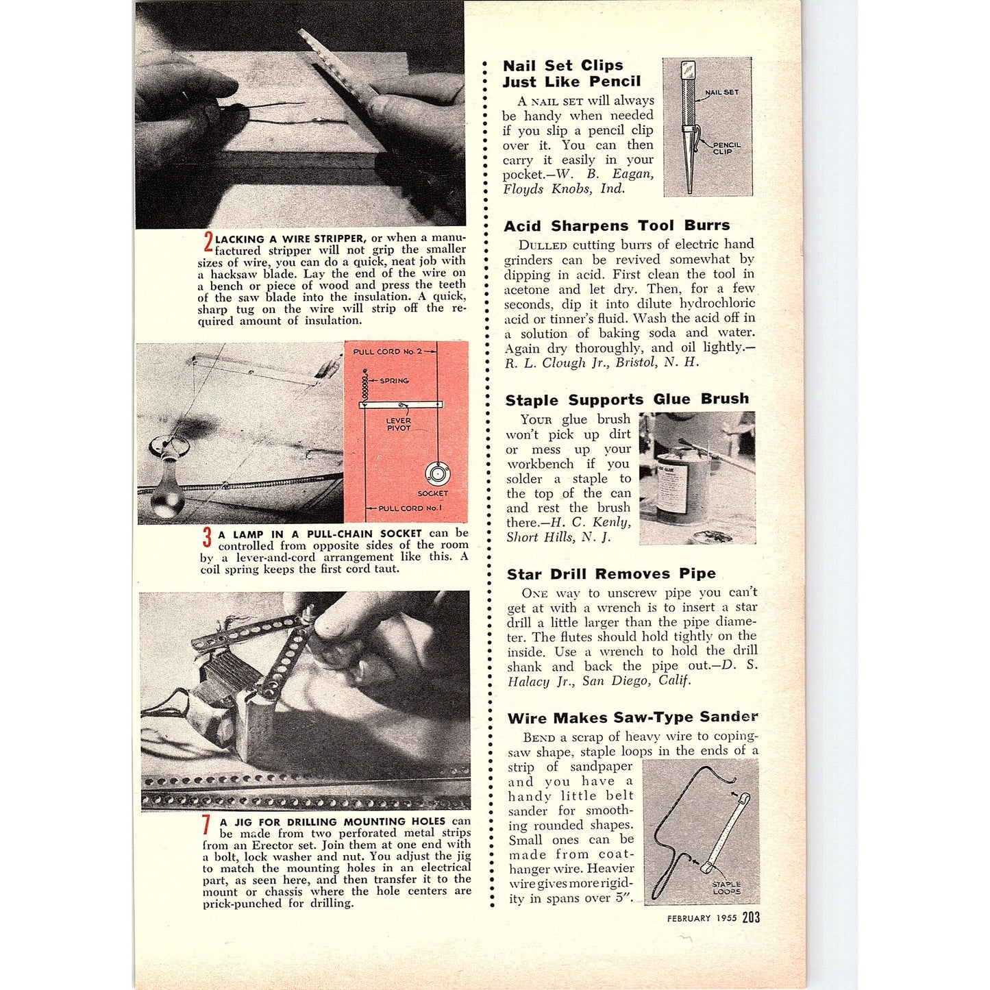 7 Electrical Tips for the Handy Man 2-Page 1955 Article AG1-4
