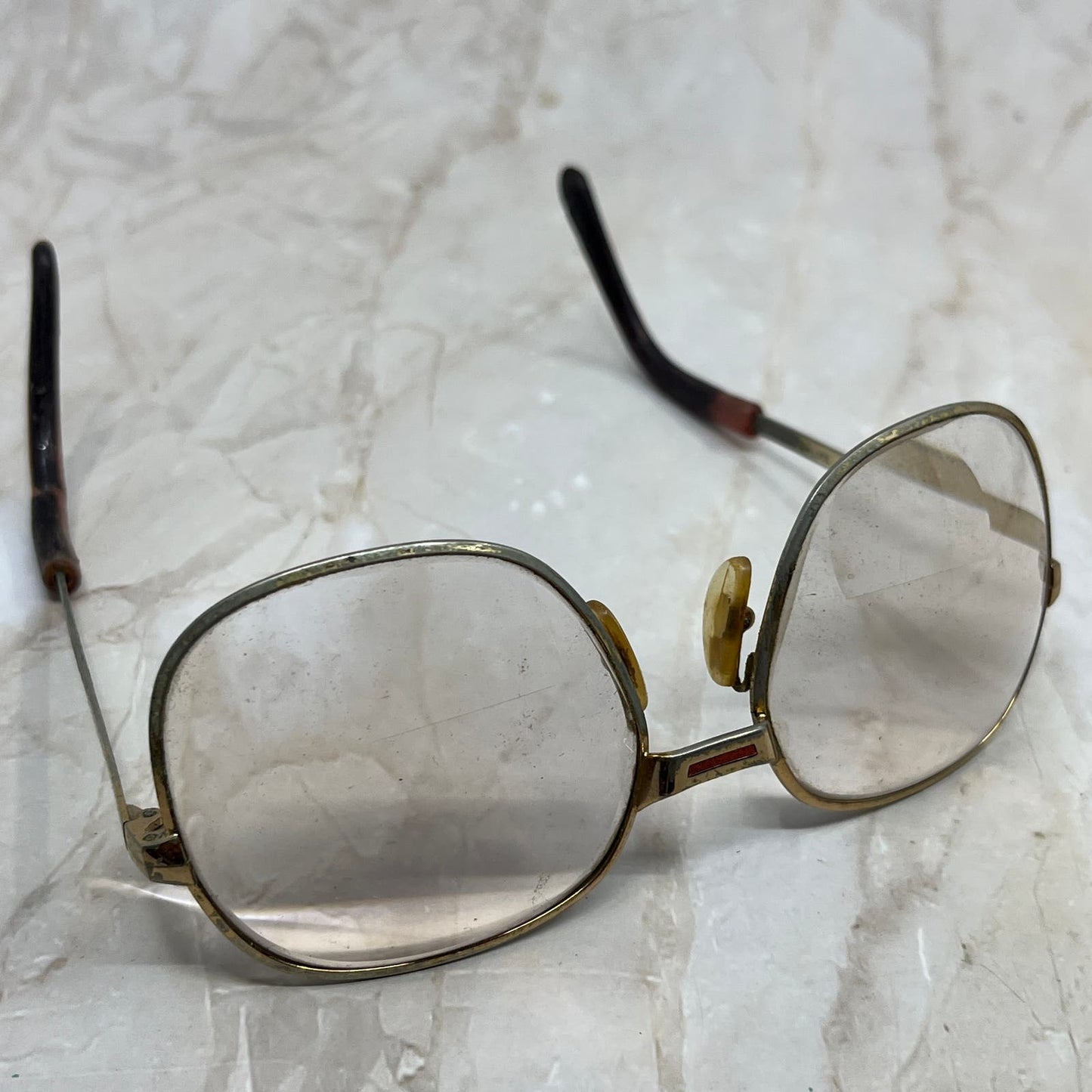 Retro Cottet France Gold Tone Sunglasses Eyeglasses Frames TE9-G5-3