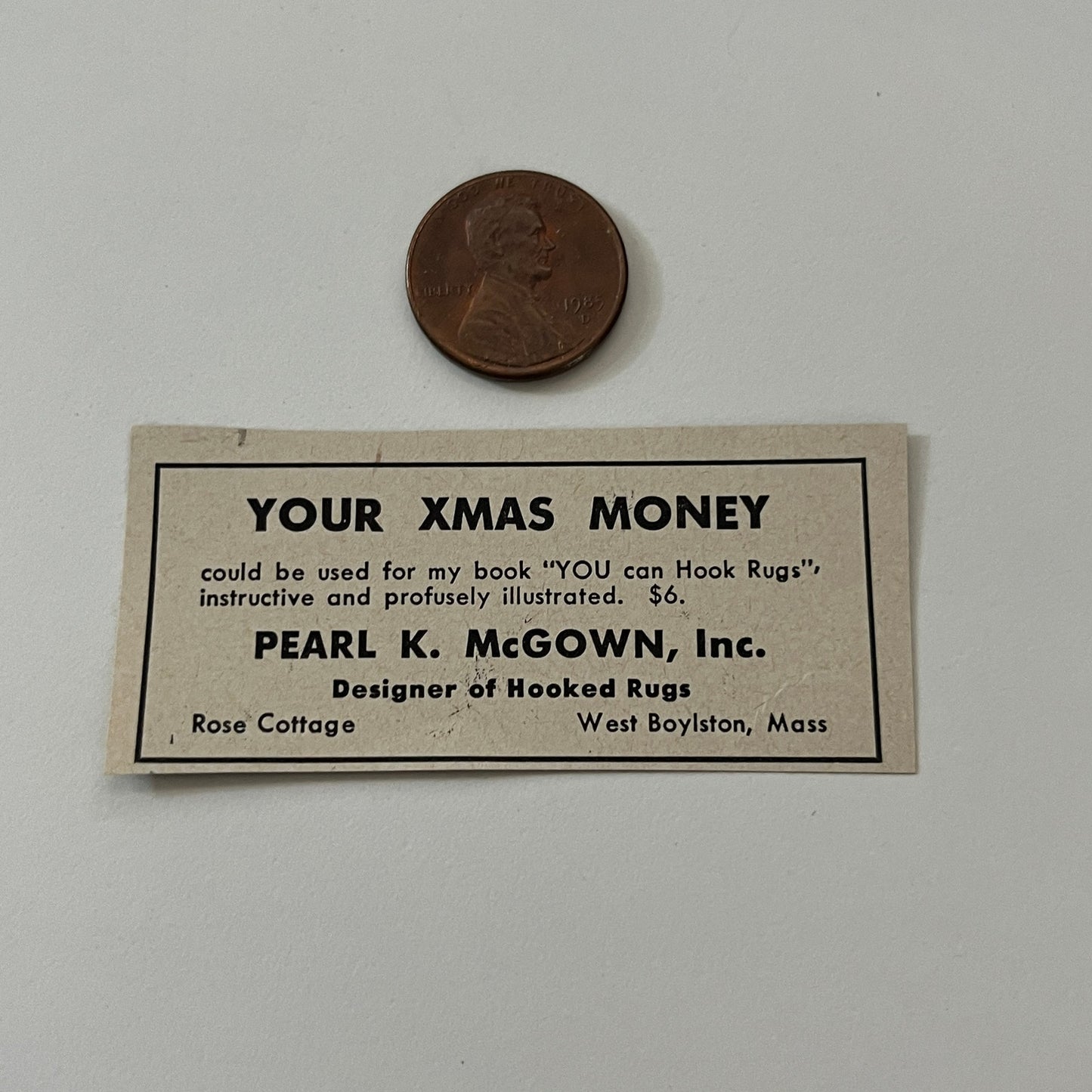 Pearl K. McGown, Inc. West Boylston MA 1952 Yankee Magazine Ad SAG5-S2