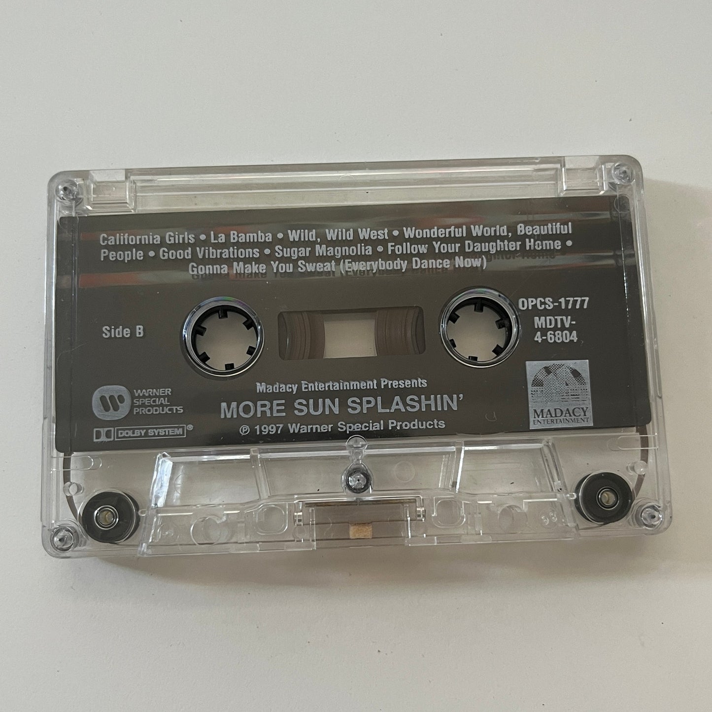 More Sun Splashin 1997 Warner Summer Hits Cassette Tape TB6-OT1