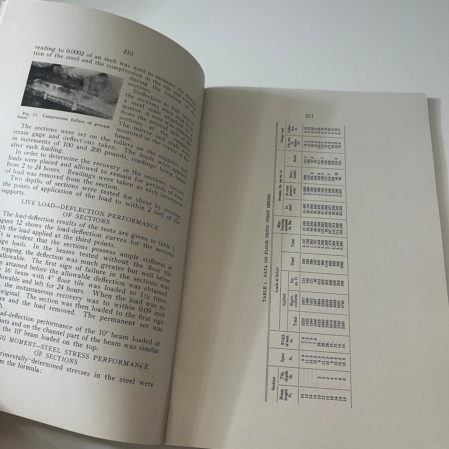 Precast Tile Beam Floor Henry Giese 1949 Ames IA Research Bulletin TK2-XB1