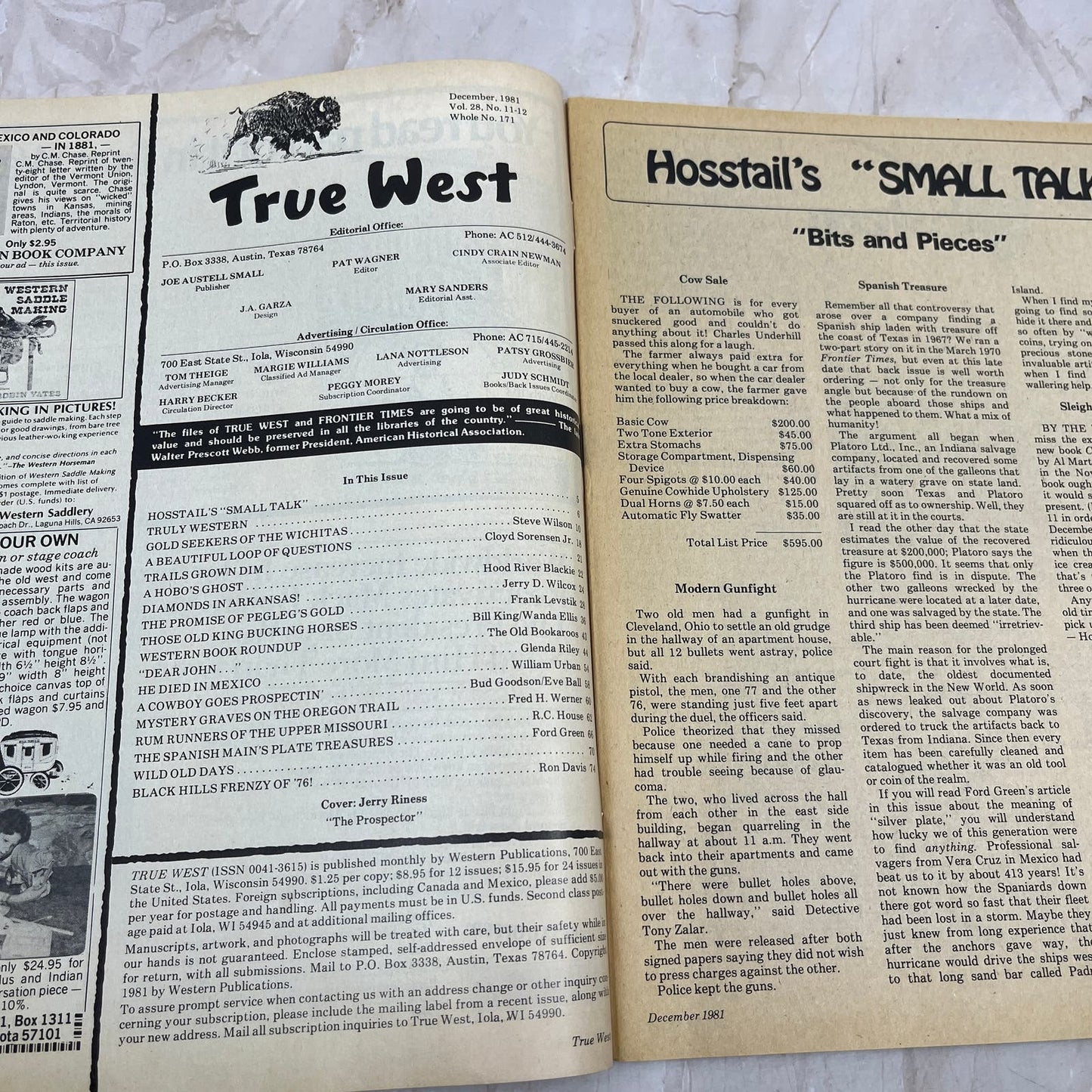 1981 Dec - True West Magazine - Treasure Hunting Diamonds in Arkansas M18