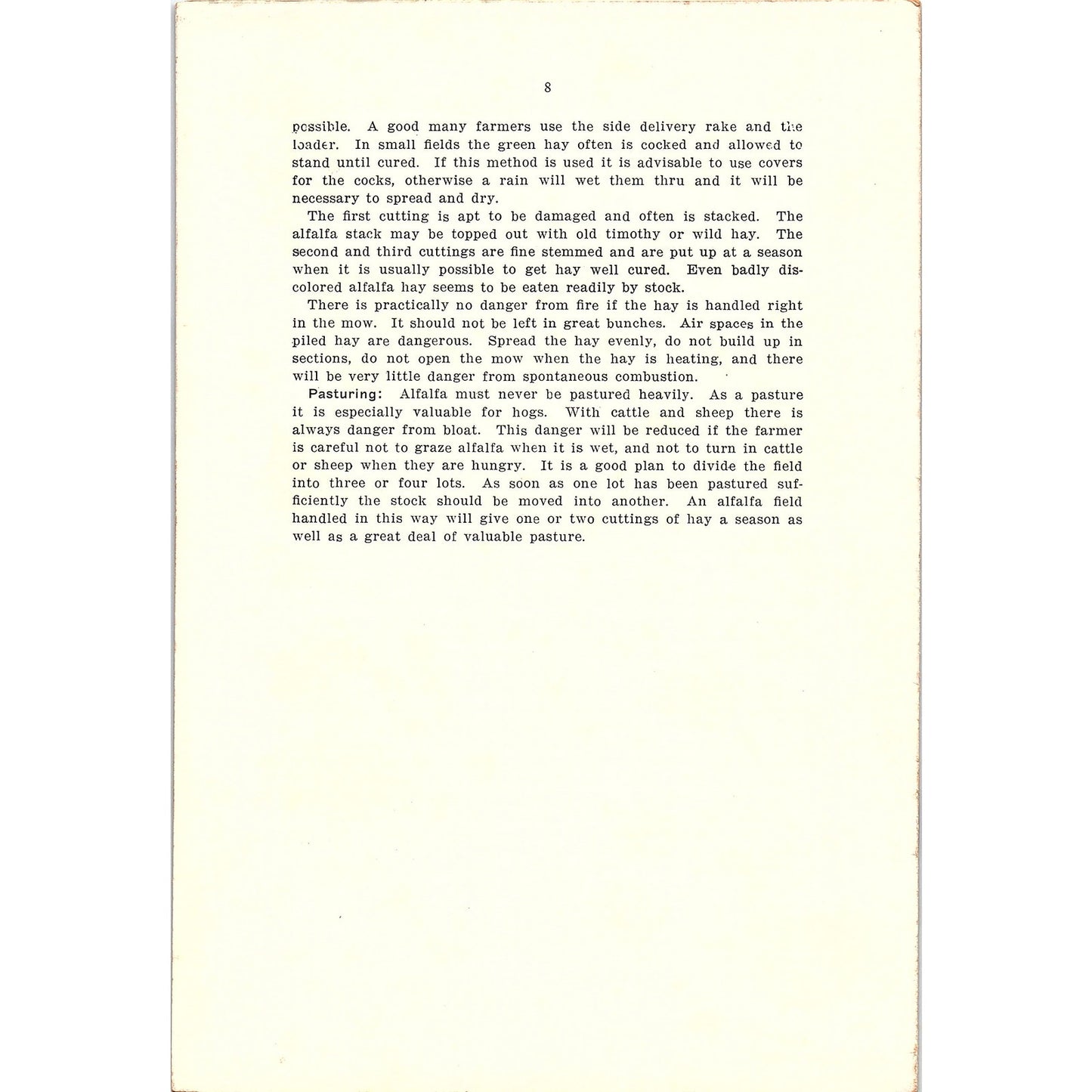 Grow Some Alfalfa 1917 Ames Iowa Farm Bulletin TK2-XB6