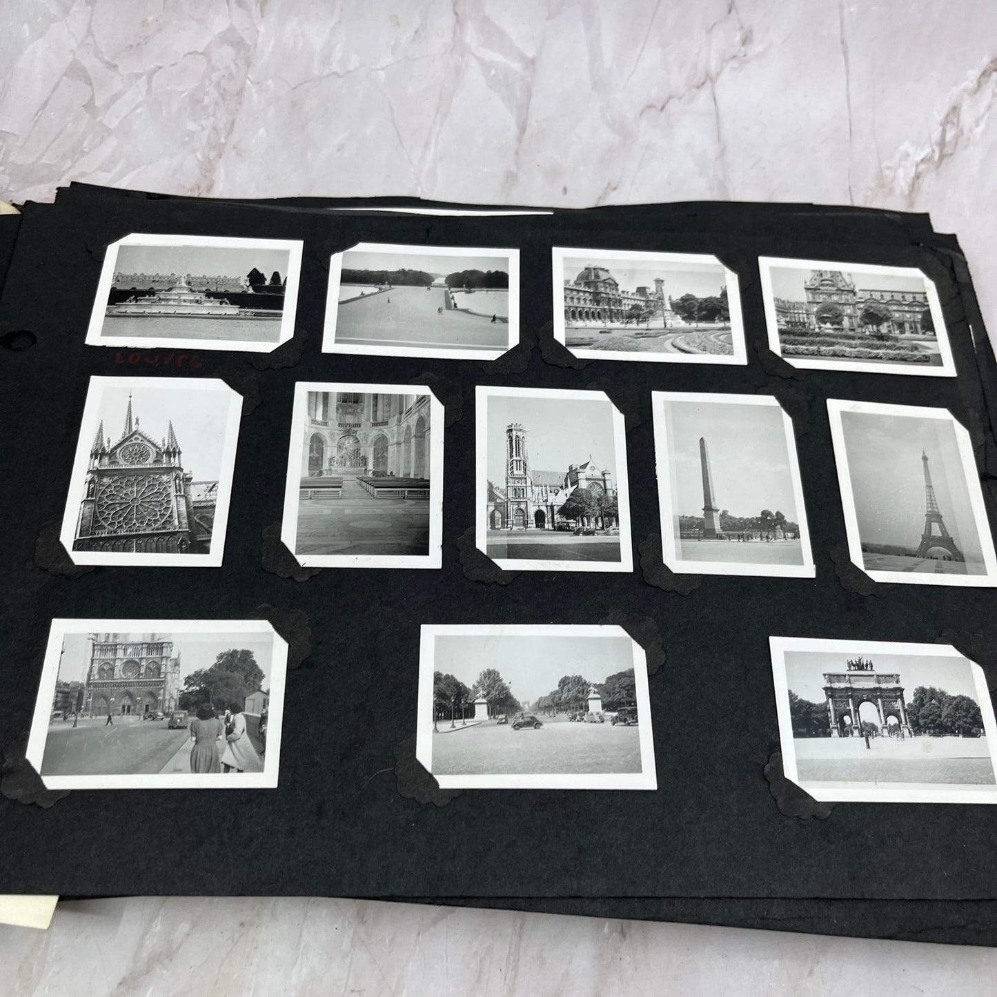 1940s-50s Post WWII Loaded Photo Album Postwar Eurpoe Family Life TG7