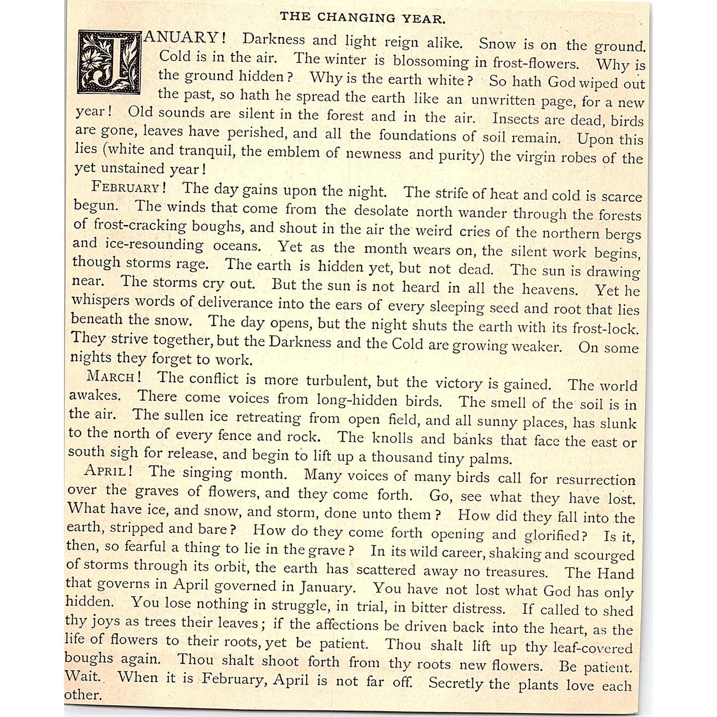 To My Infant Son - Thomas Hood 1884 Poem AG3-1