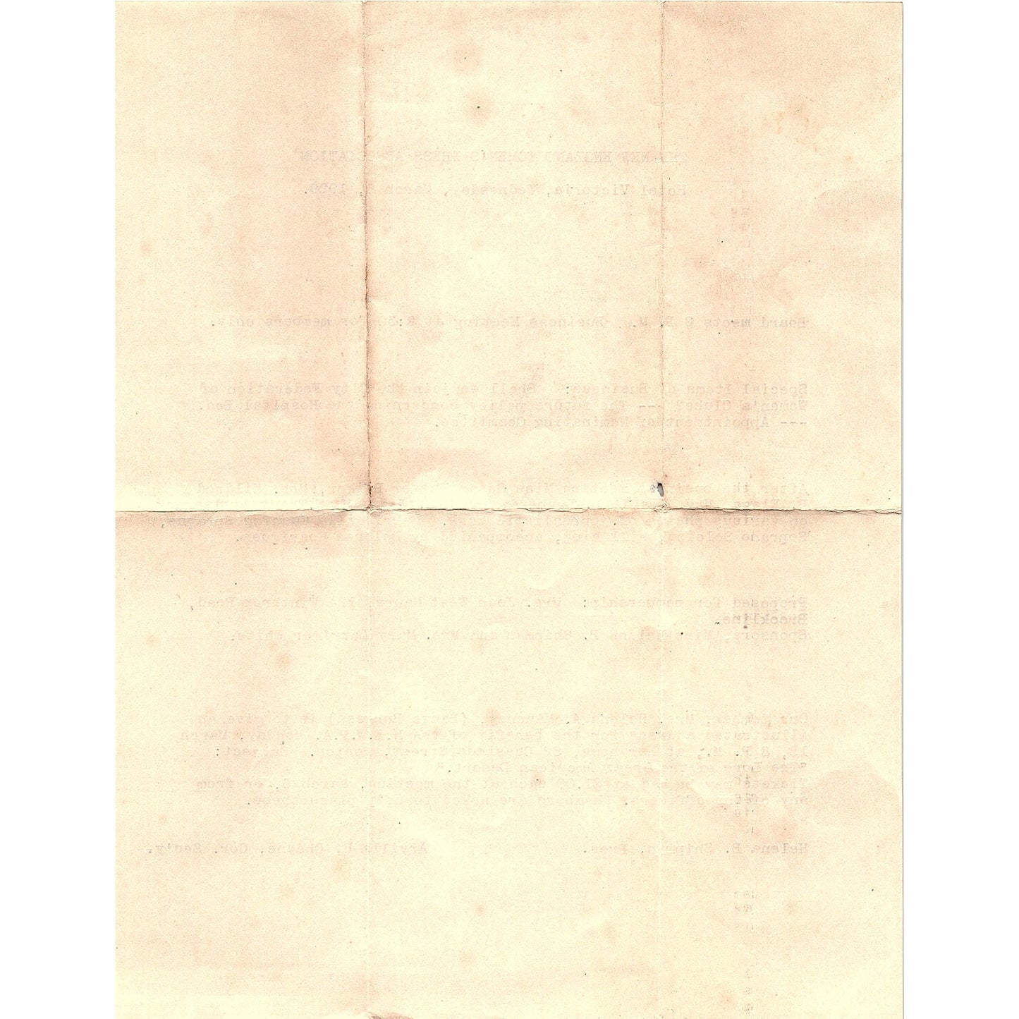 1929 Original Letter New England Women's Press Association Arvilla Cheyne AF3-17