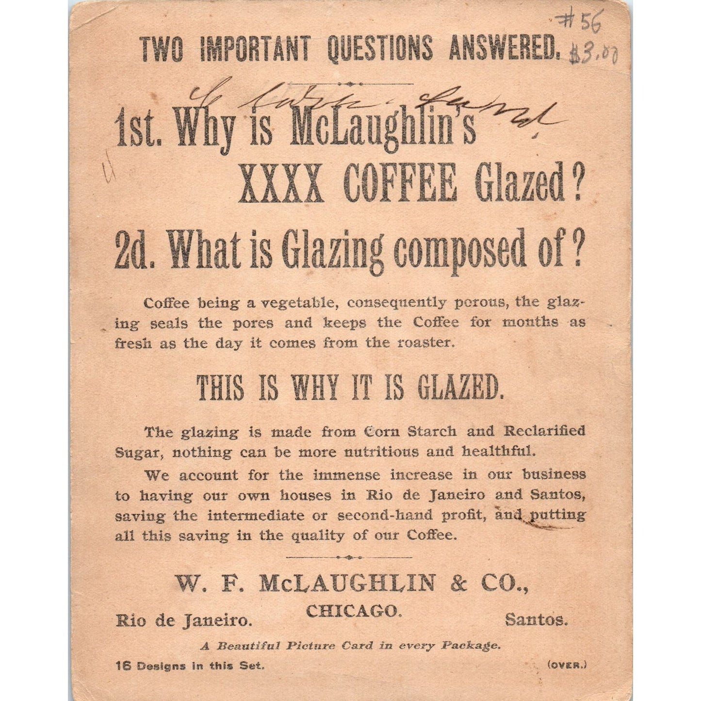 1880s Carrying Babies in Japan McLaughlin's Coffee Victorian Trade Card AE9-LT