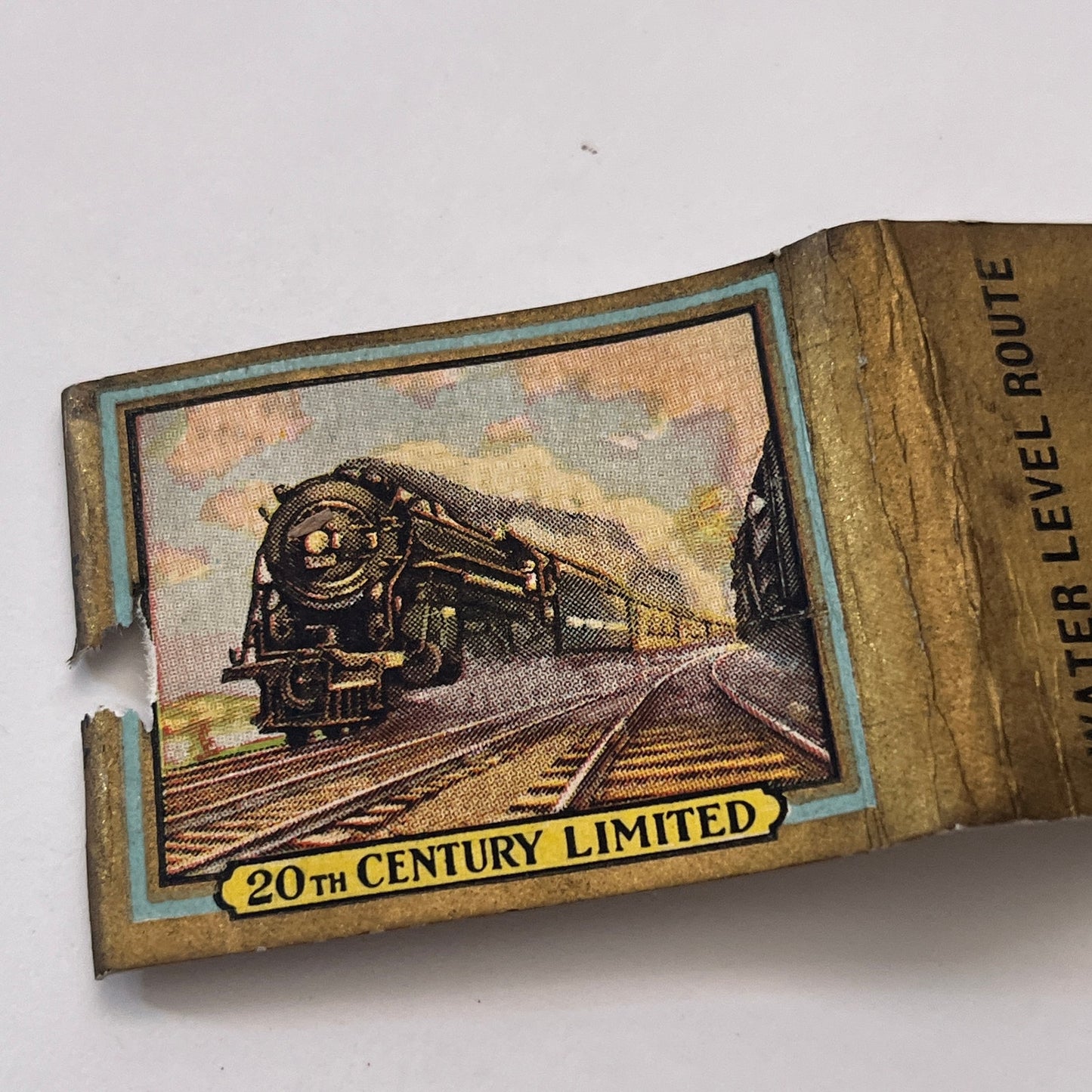 New York Central System 20th Century Limited Vintage Matchbook Cover TB8-MB-12