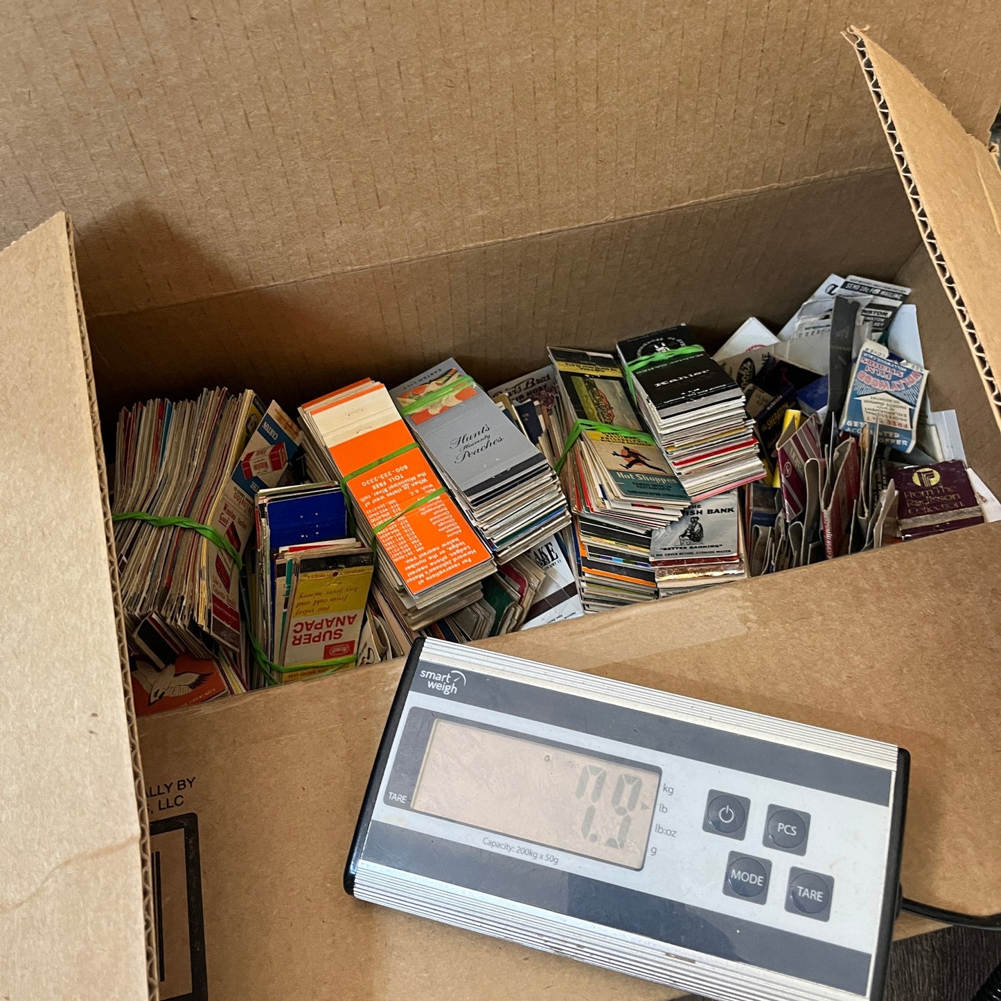 Huge Collection of Vintage Matchboxes and Matchbook Matchcovers Over 7 Pounds