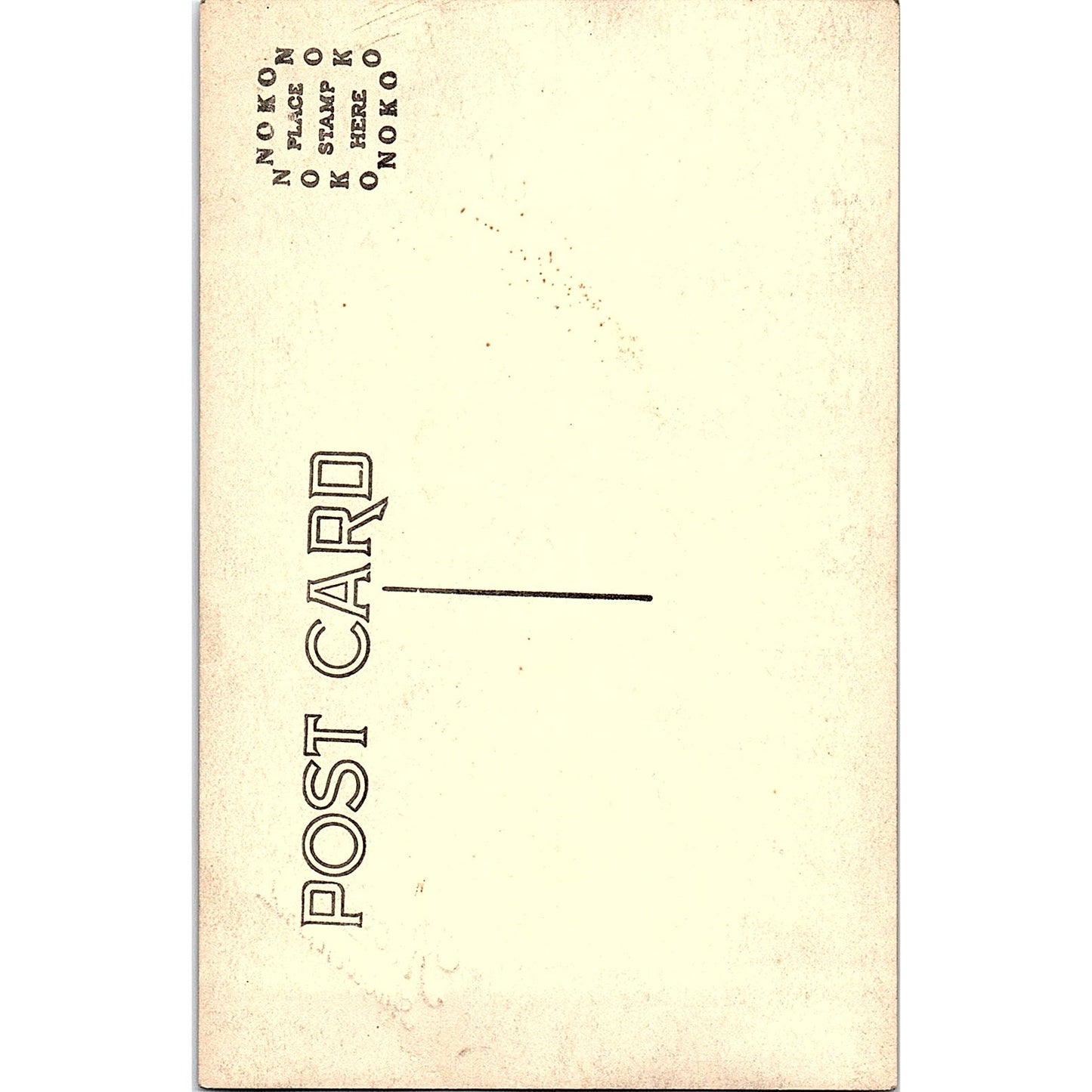 Portrait of Brother & Sister Rice's Studio Auburn IN Antique RPPC Postcard PE14