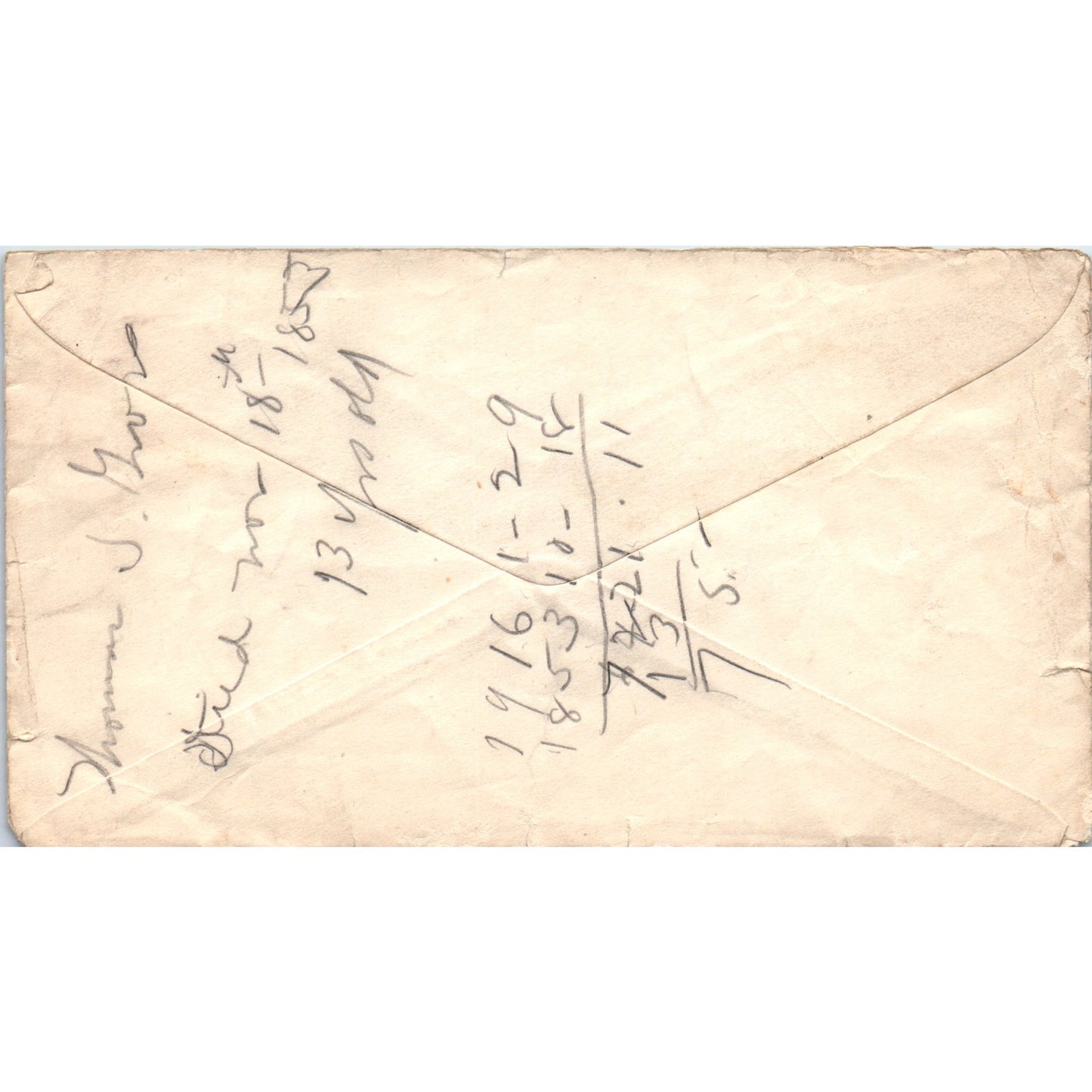 1916 Lee Marble Works to Vincent J Rambo Trappe PA Postal Cover Envelope TG7-PC2
