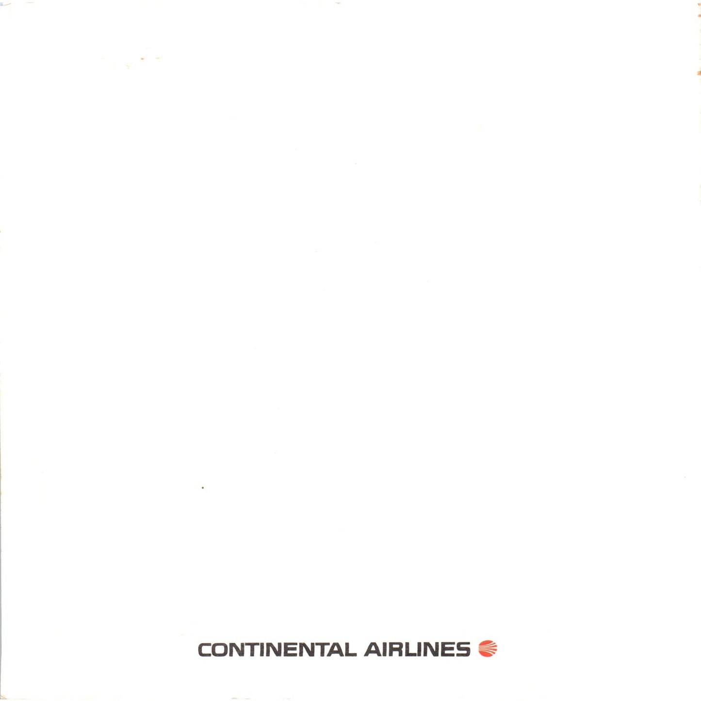 Vintage Continental Airlines Hawaii Vacation Tropical Bounty In Flight Menu AE8