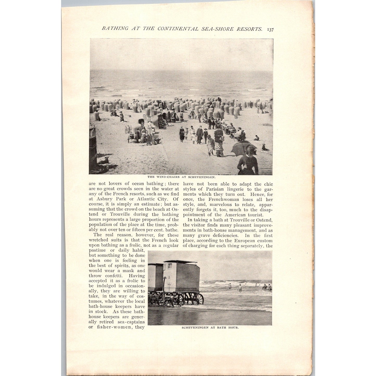 Bathing at Continental Sea-Shore Resorts J, Howe Adams 7 Page 1985 Article AH6-7
