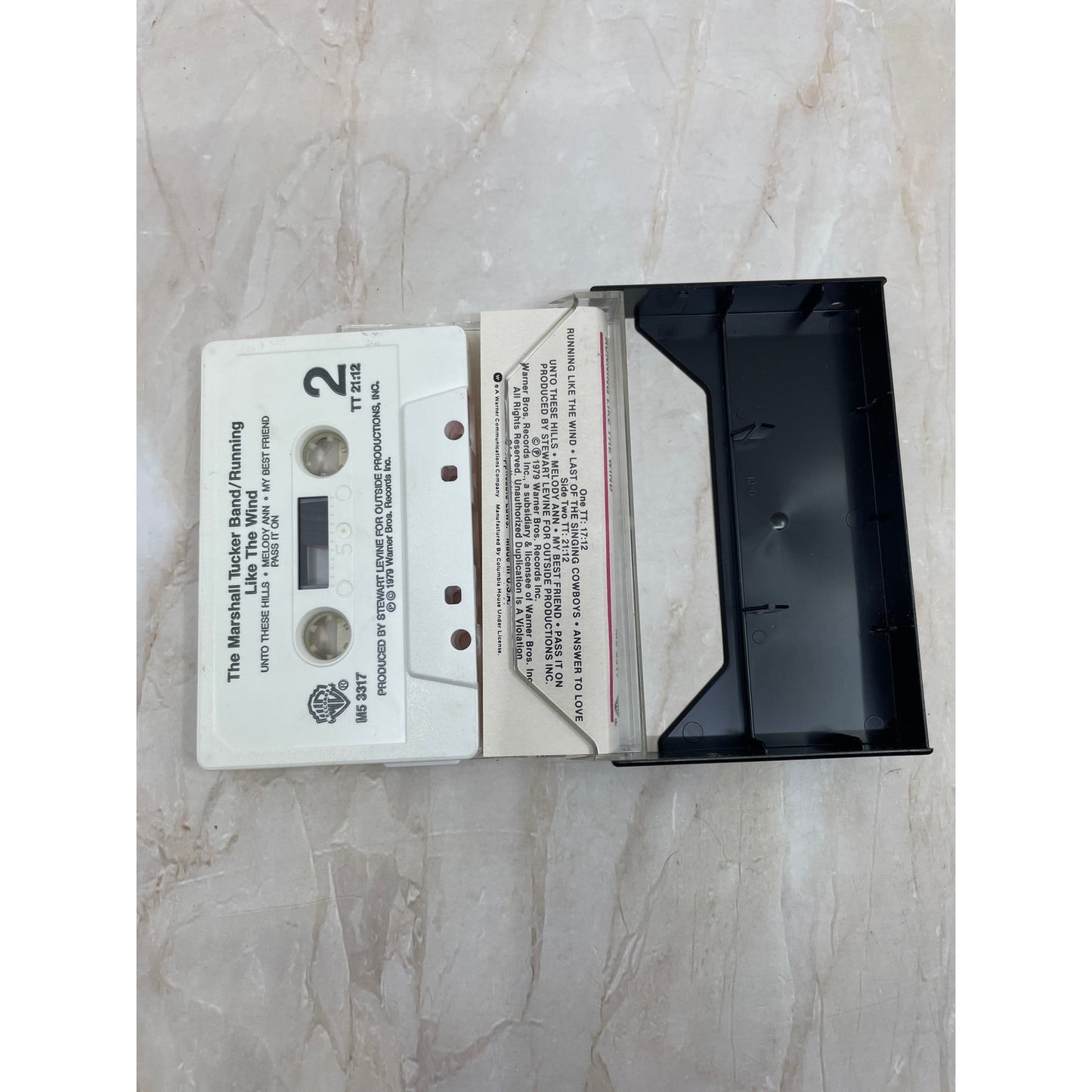The Marshall Tucker Band Running Like the Wind WB Cassette Tape TH9-T1