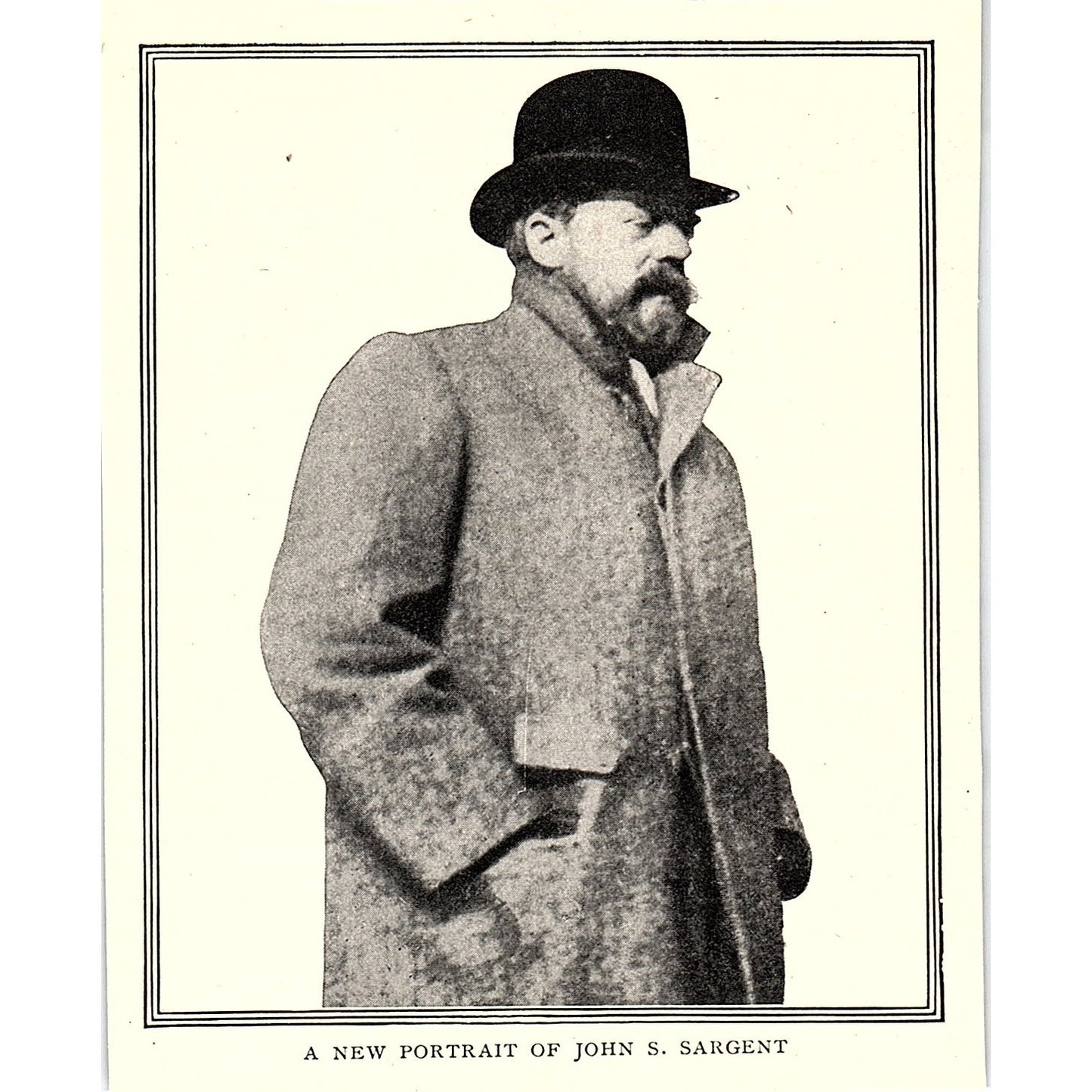 A New Portrait of John S. Sargent 1903 Art Print AG7-2