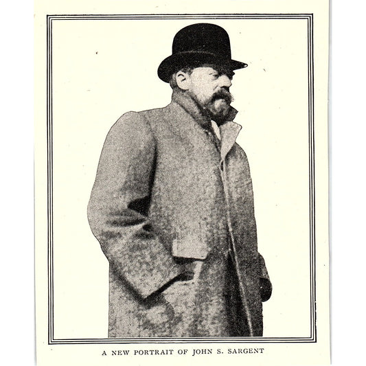 A New Portrait of John S. Sargent 1903 Art Print AG7-2