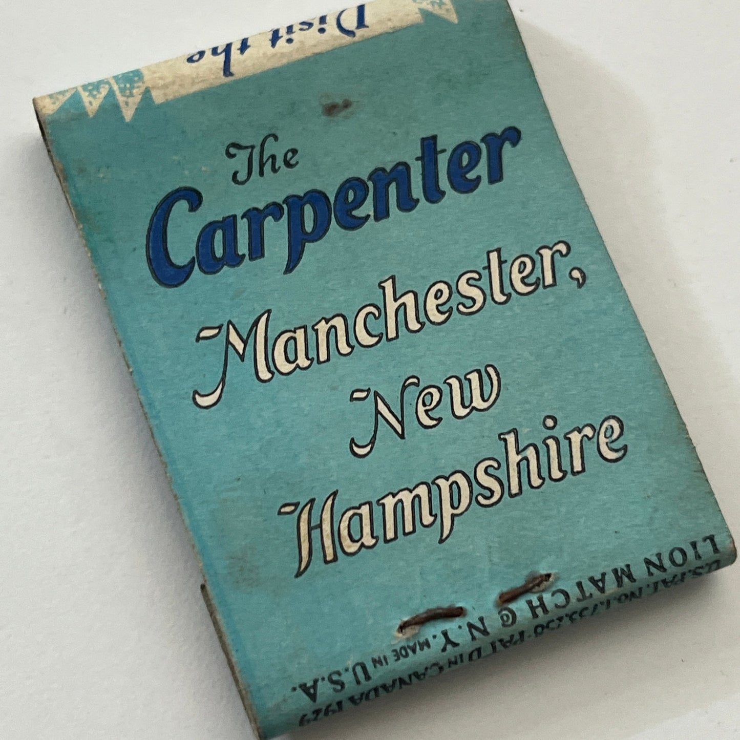 The Eastland & Congress Square Hotels Portland Vintage Matchbook Cover TB8-MB-10