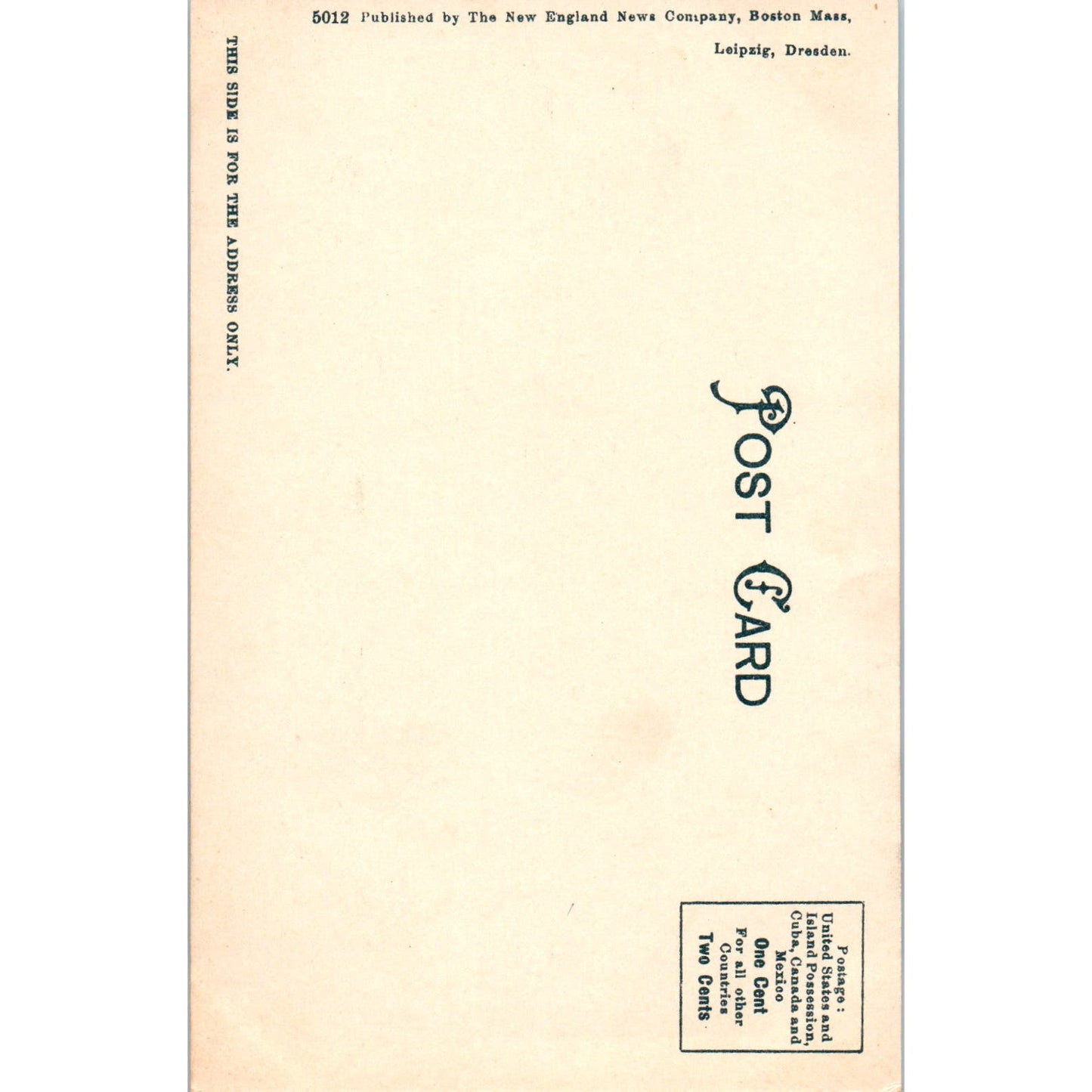 c1905 Bunker Hill Monument Charlestown MA Original Postcard PC9