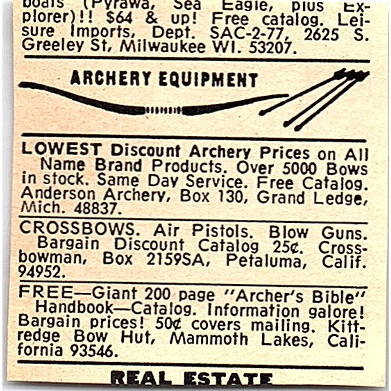 Northwestern School of Taxidermy Omaha NE 1977 Ad AF6-M3