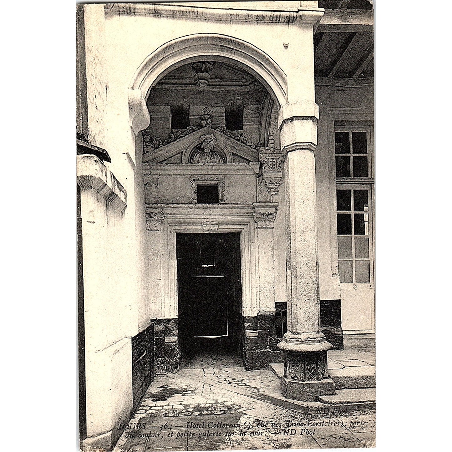 Hotel Cottereau French Antique Postcard PE11
