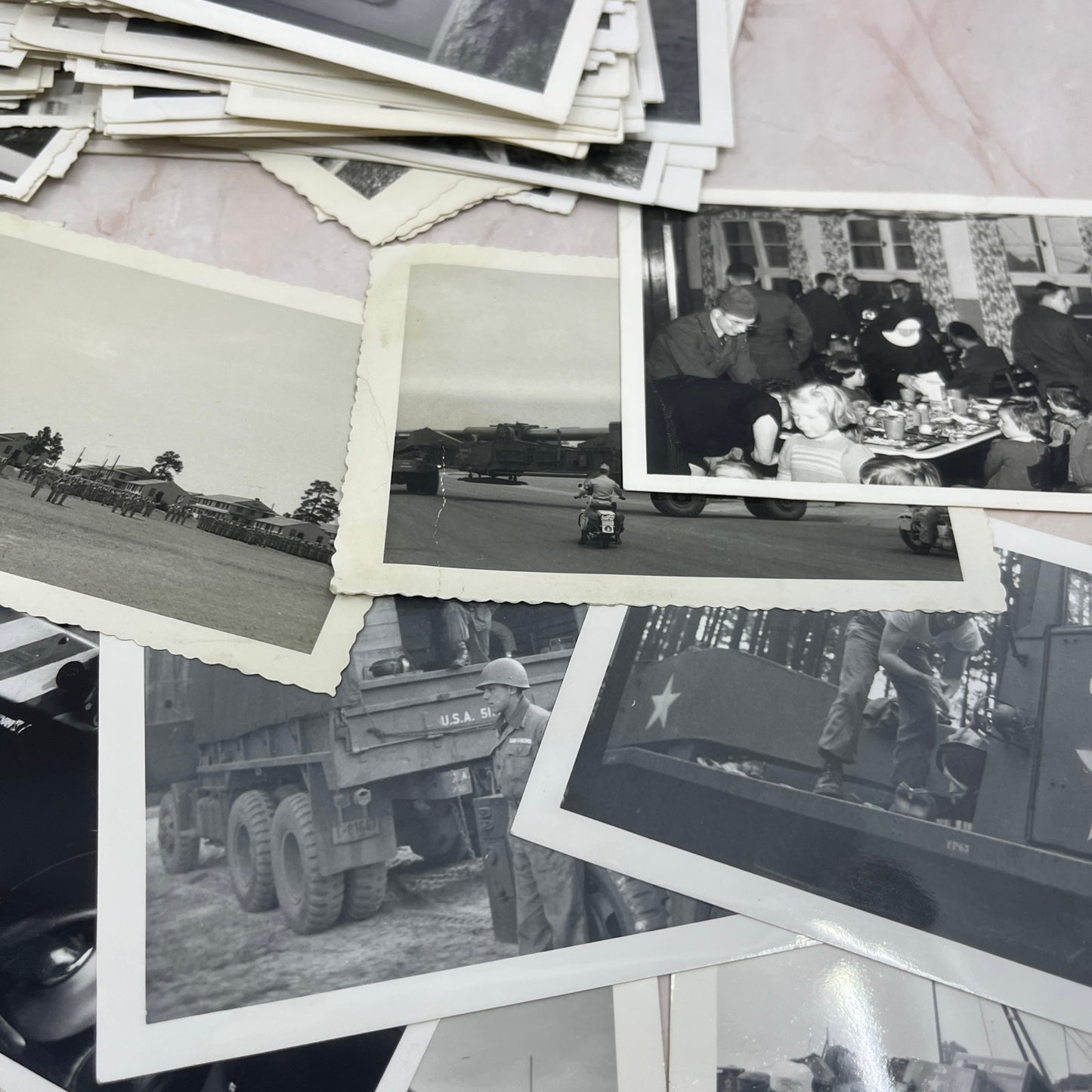 Huge Lot of US Army Military Original Photos Postwar Germany c1954 Army TG7-AP6