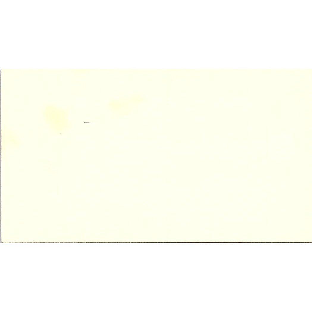 Santa Barbara Savings Frankie M Brunstead CA Vintage Business Card SB4-B10