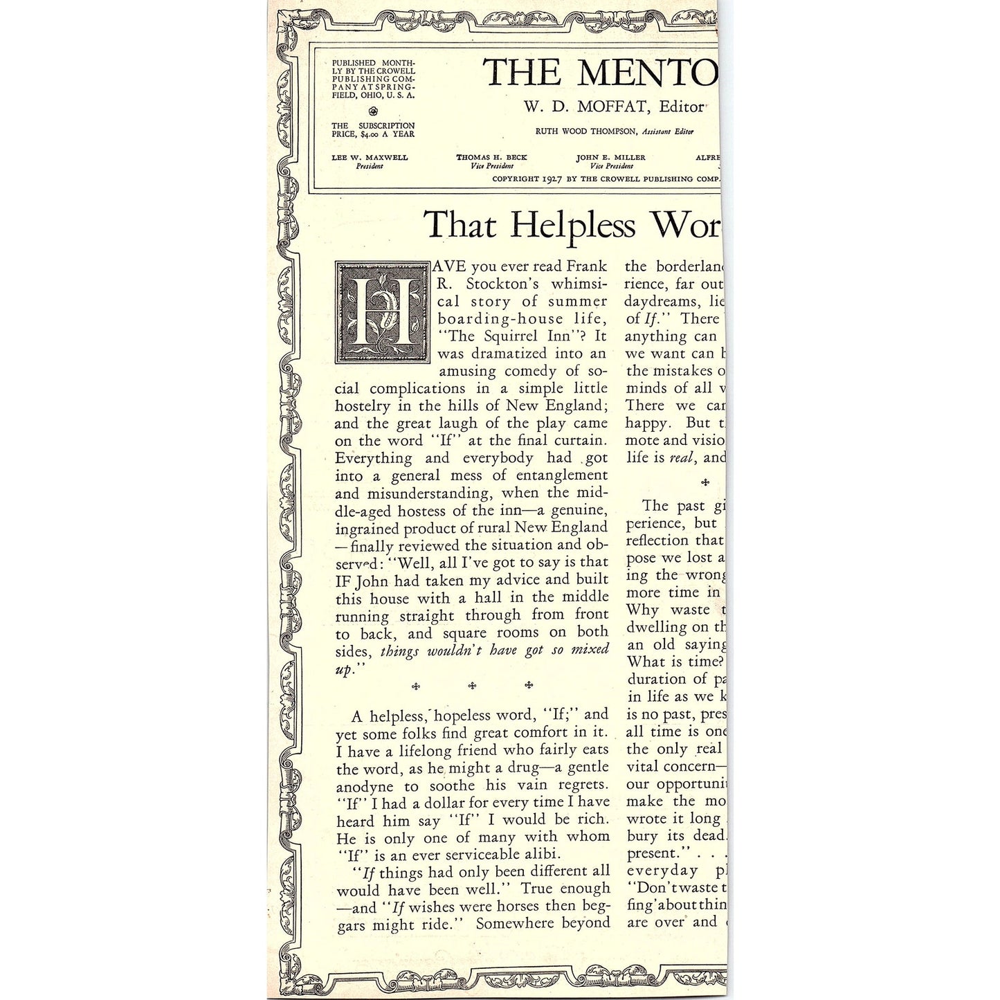 Lloyd Loom Products Furniture & Baby Carriages Menominee MI Ad 1927 AG3-6