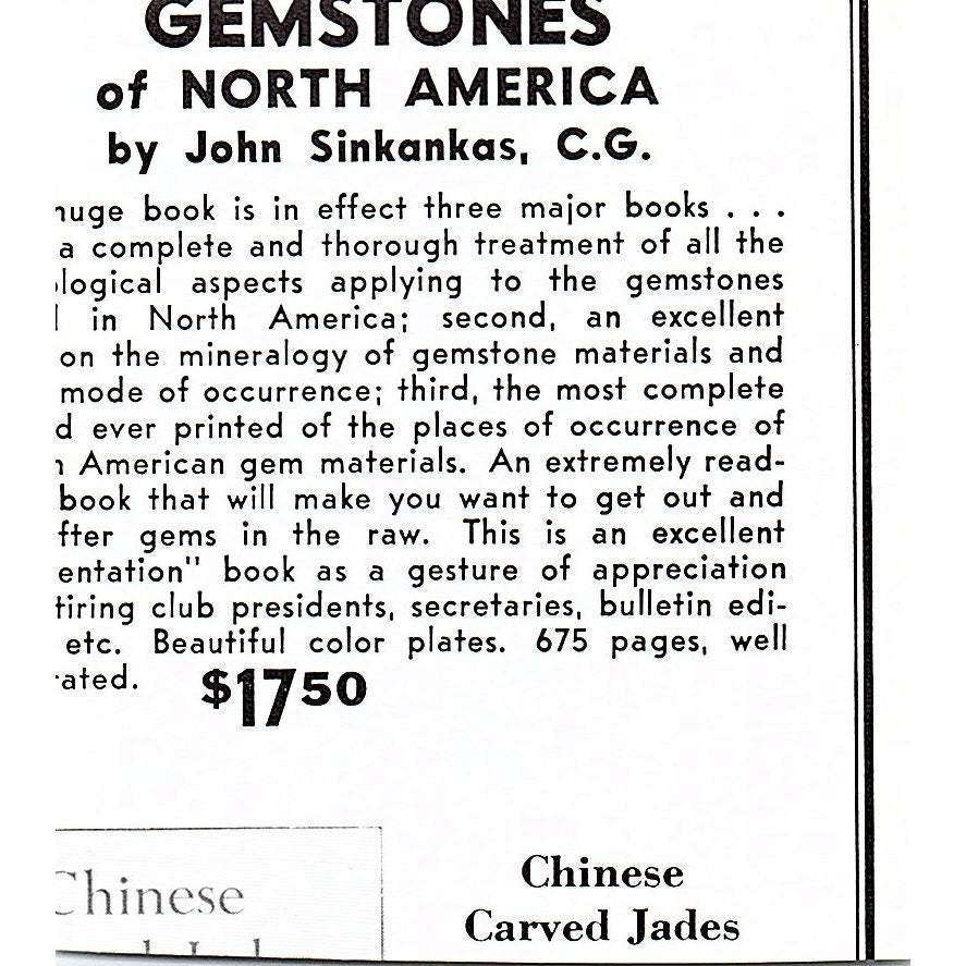 Farmers Gem & Rock Shop Phoenix Arizona 1972 Ad AF8-M1