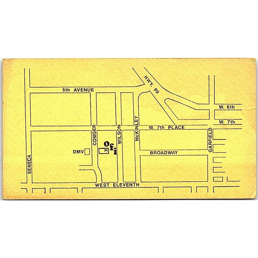 Oregon Fuel Injection Larry Haven Eugene Oregon Vintage Business Card SB4-B8