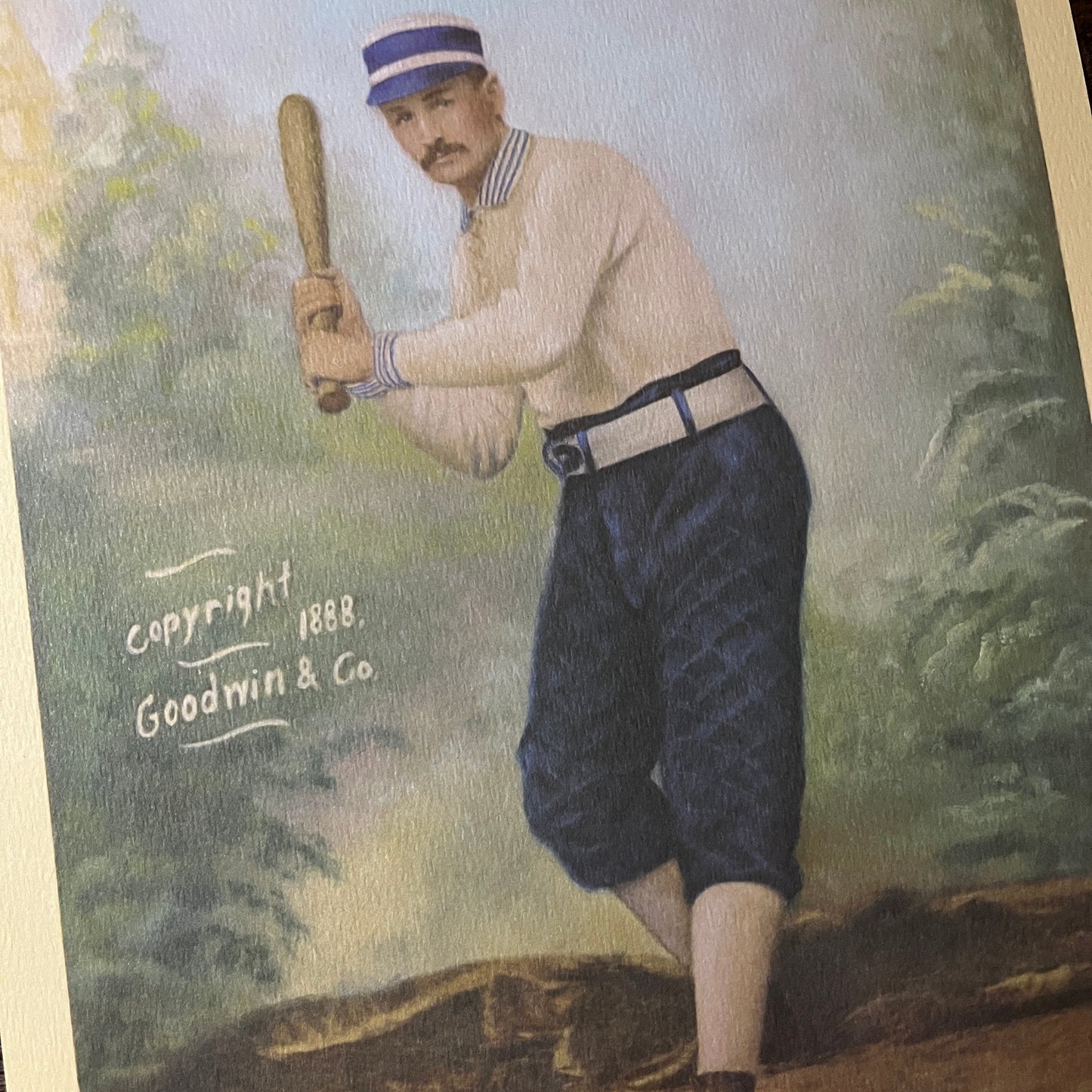 Stovey Left Field Athletics Old Judge Century of Baseball 1987 Poster V14-1