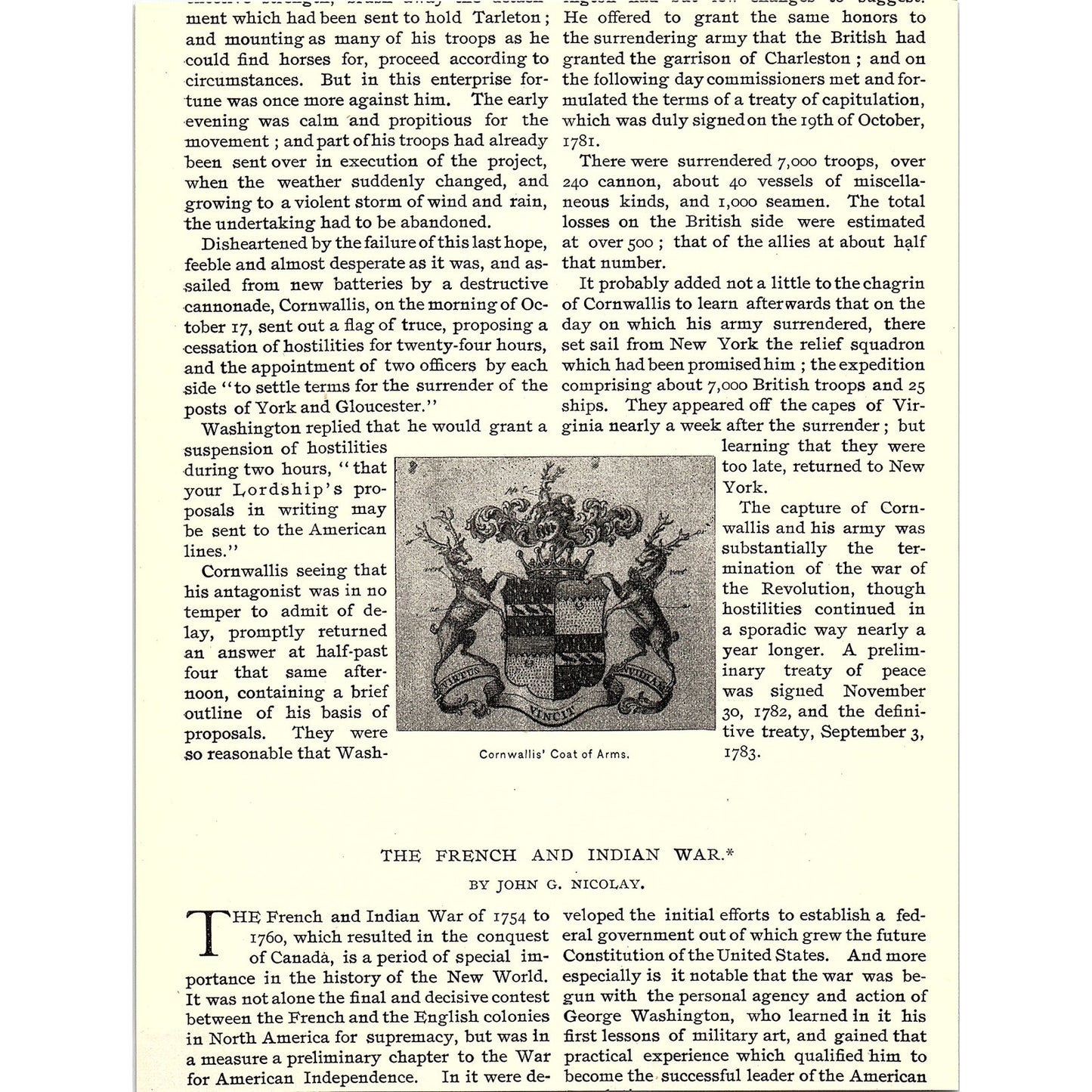 The British Surrendering Their Arms Revolutionary War 1892 Art Print AG2-8