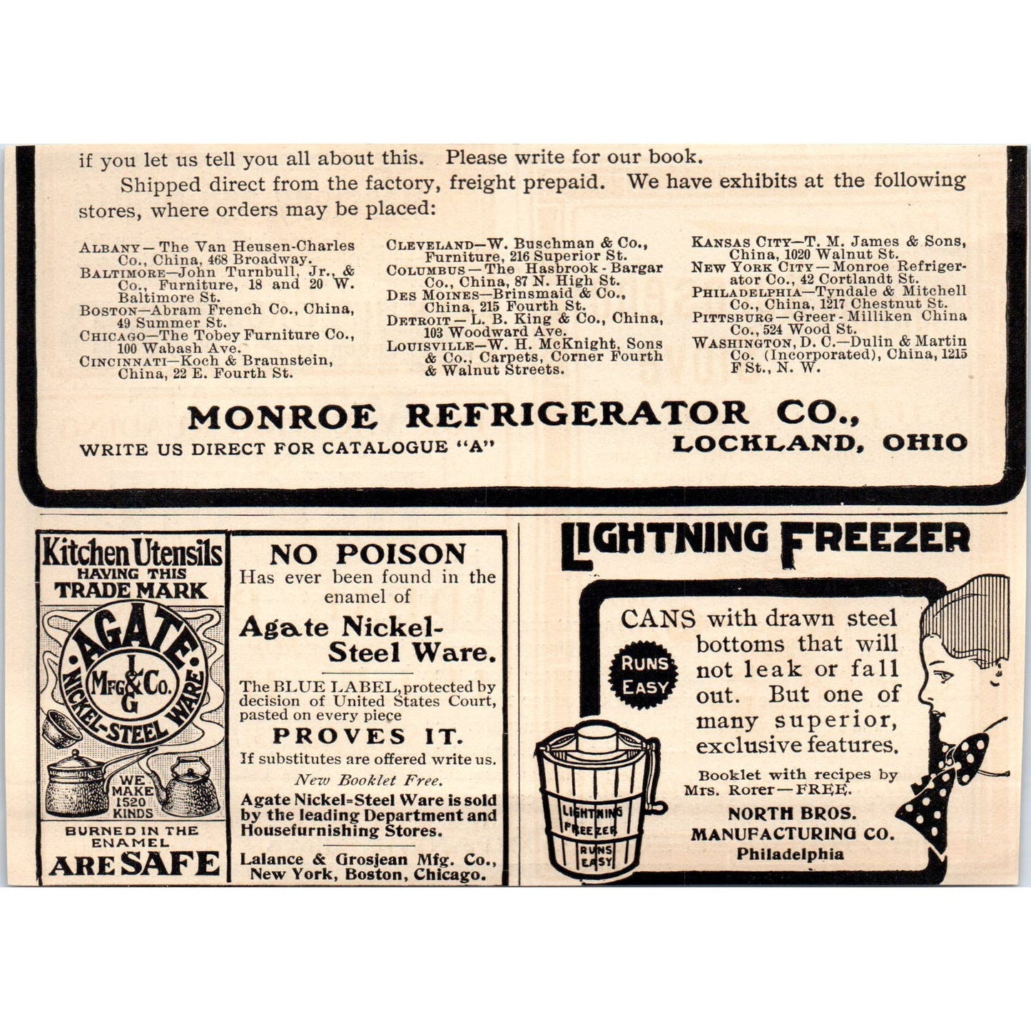 Shredded Wheat Biscuit Violin c1905 Original Magazine Advertisement AE7-A1