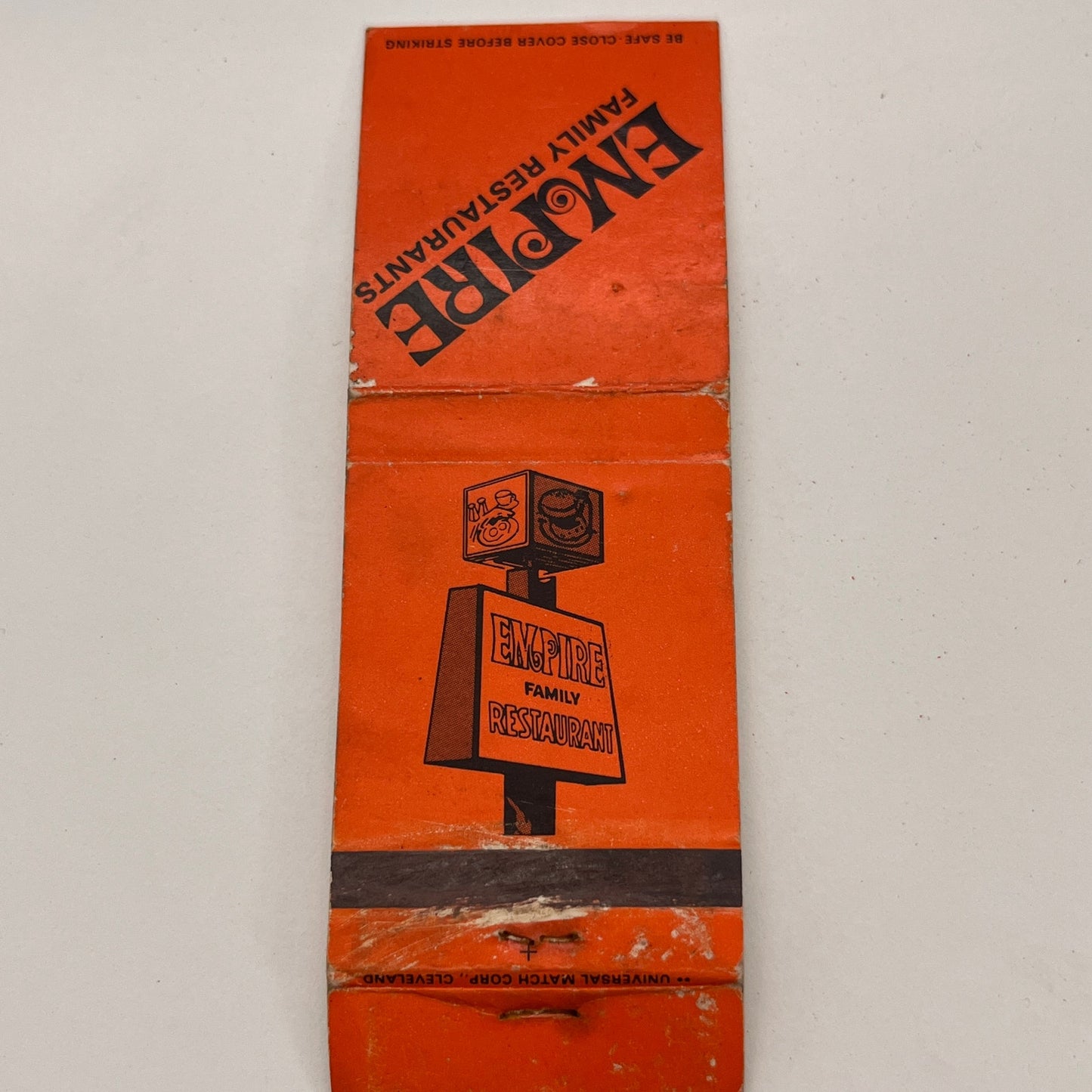 Empire Family Restaurant Vintage Matchbook TB6-MB2-15