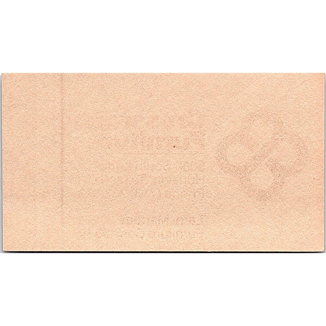 Crossroads Furniture Houston Texas Vintage Business Card SF3-B3