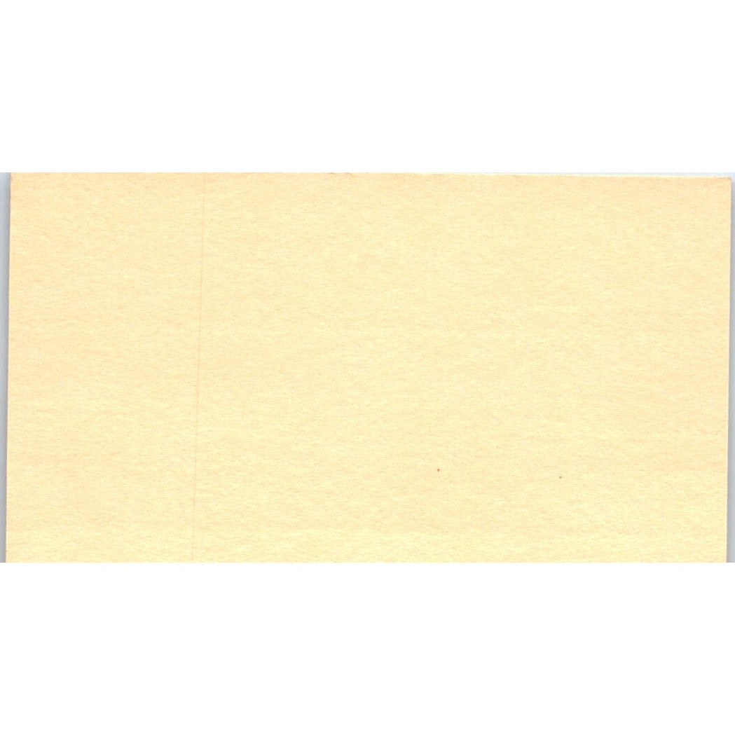 Steakhouse Restaurant Barre-Montpelier Road Barre VT Vtg Business Card SD8-B6