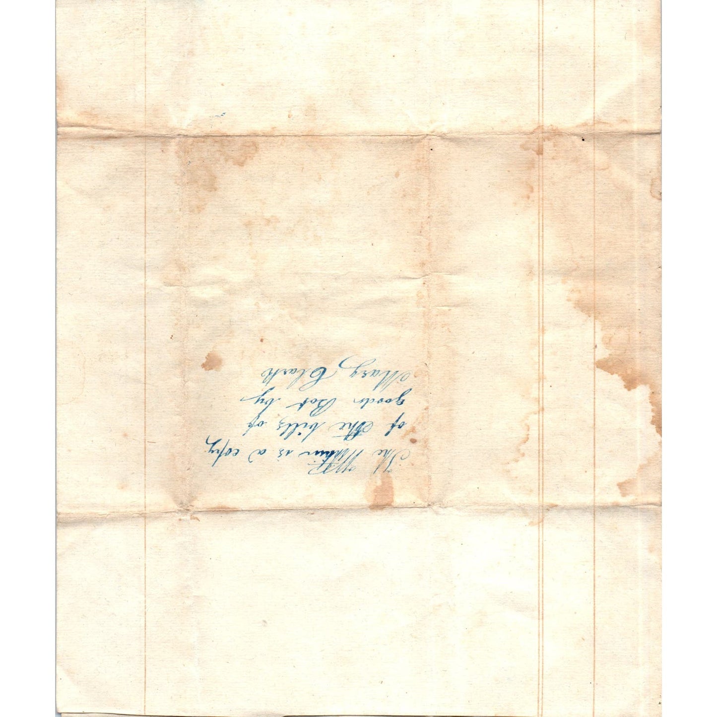 1844 Handwritten Receipt C.W. Shattuck Colrain MA Dickison Brattleboro VT AE6-O1
