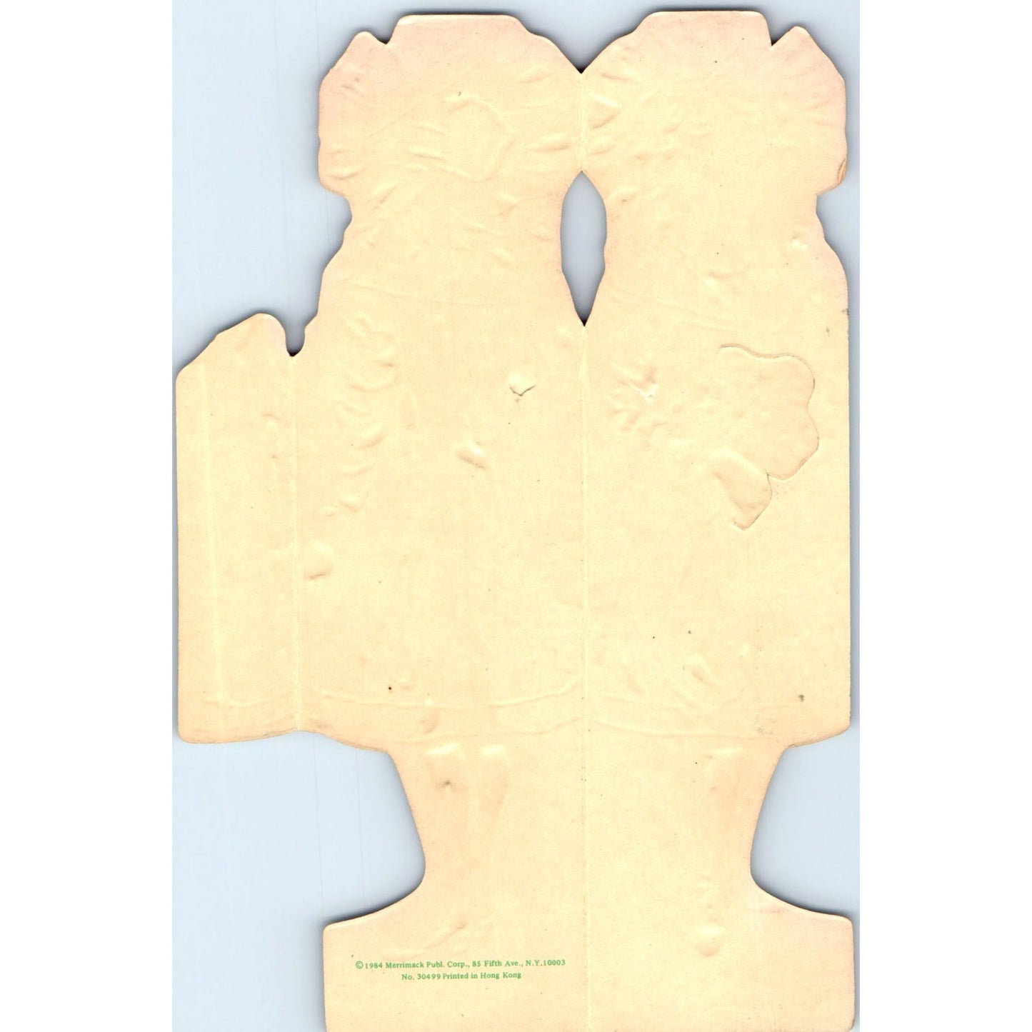 1984 Merrimack Folding Victorian Paper Doll Die Cut 6" Tall AF7-E3