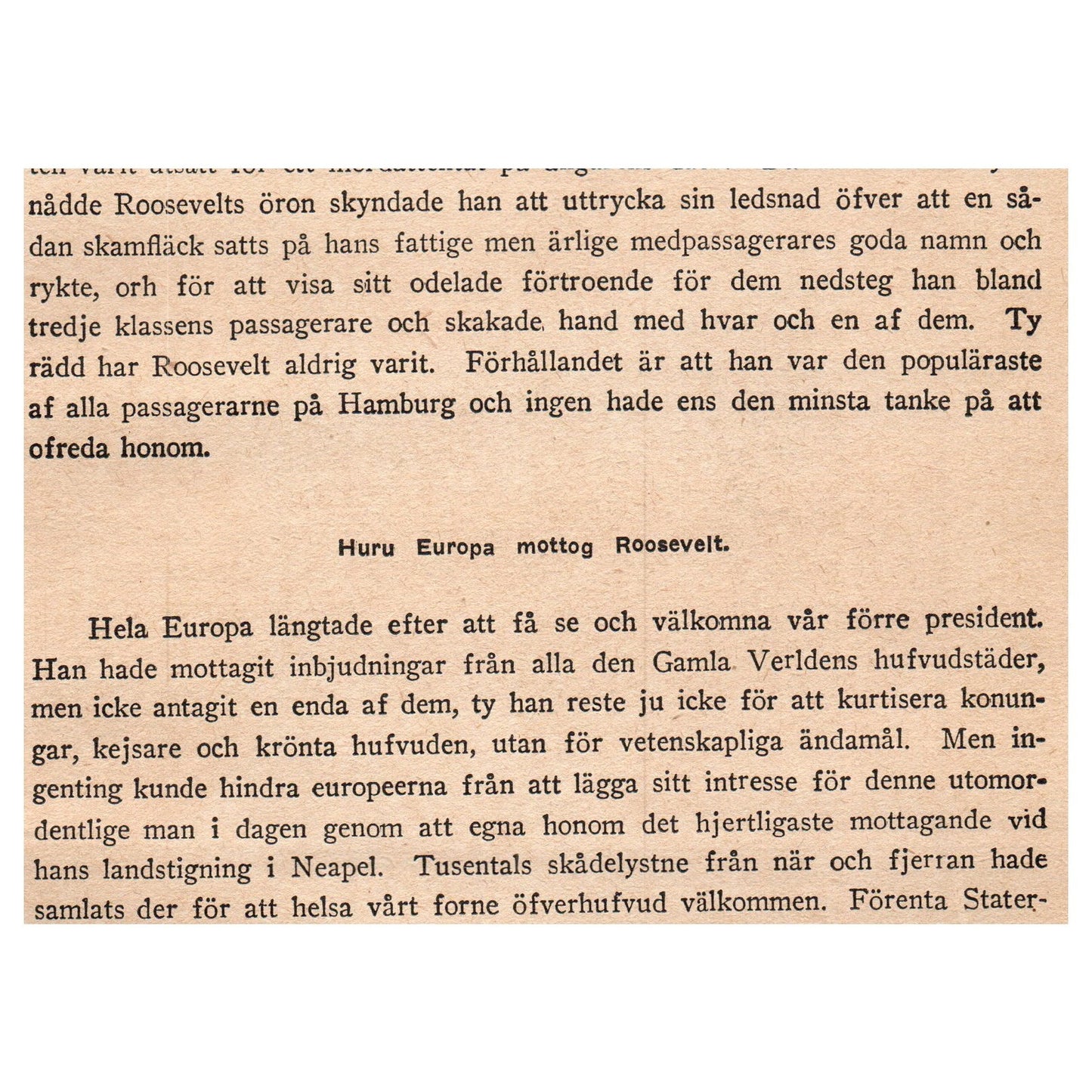 African Natives on River Canoes 1909 Swedish Engraving Print AF5-14