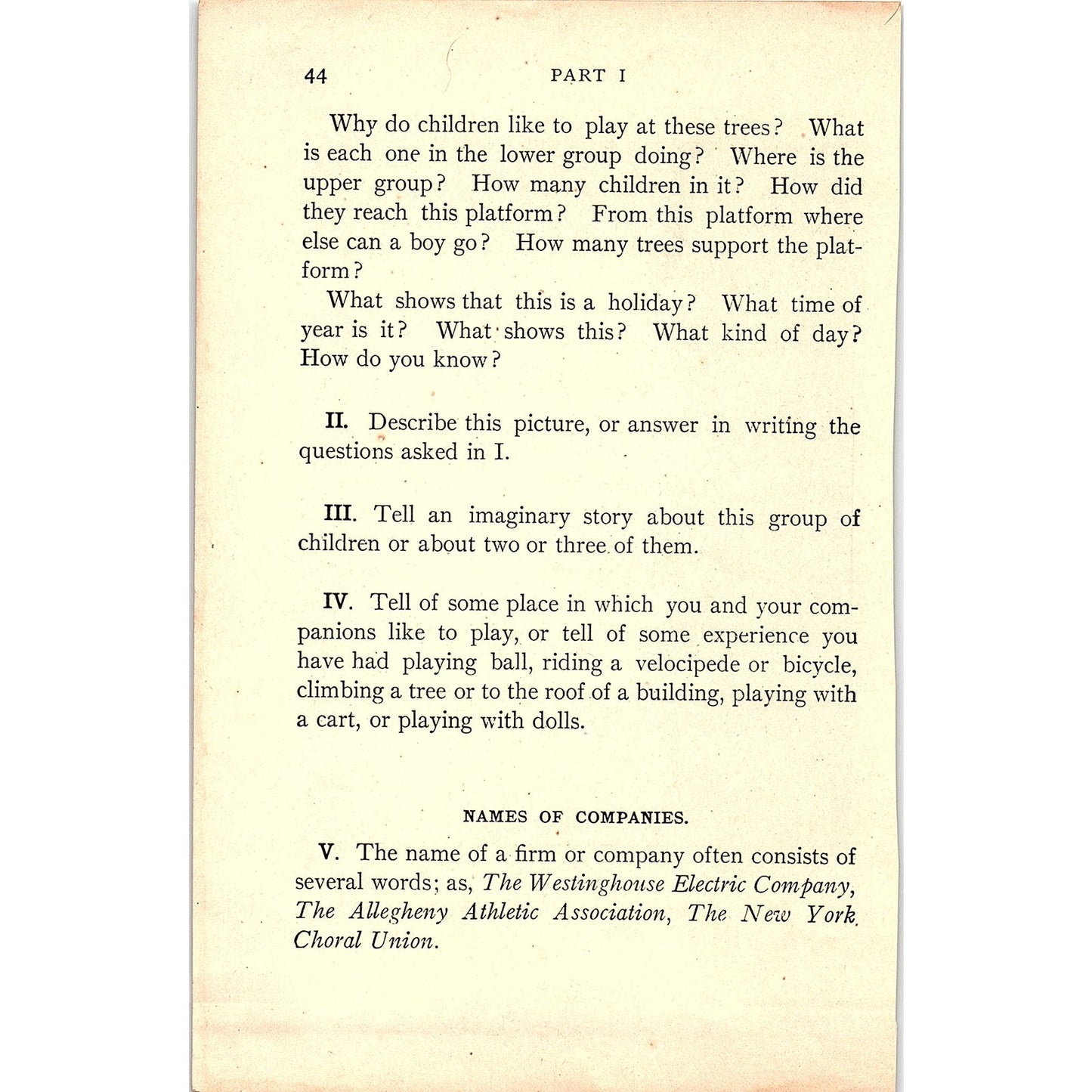 Early 1900s Children Summer Fun Engraving Vintage Art Print 4x7" V17