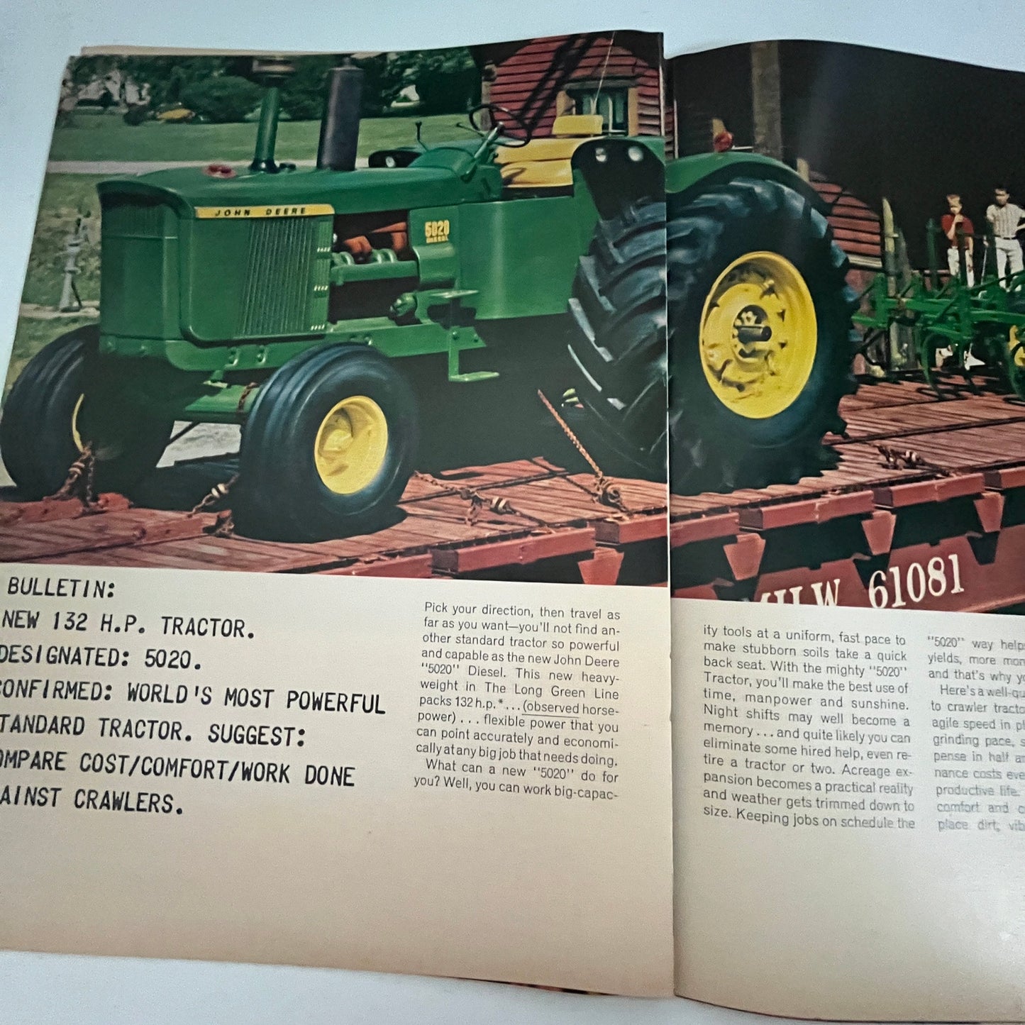 1965 John Deere Dispatch Power Train '66 What's New - 8 Page Newsletter SI10