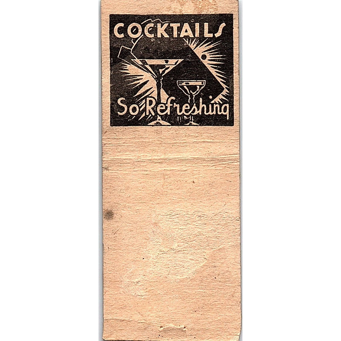 Arcturus Cocktail Lounge Koclanes Bros Chicago Pinup Vtg Matchbook Cover SC7-Y5