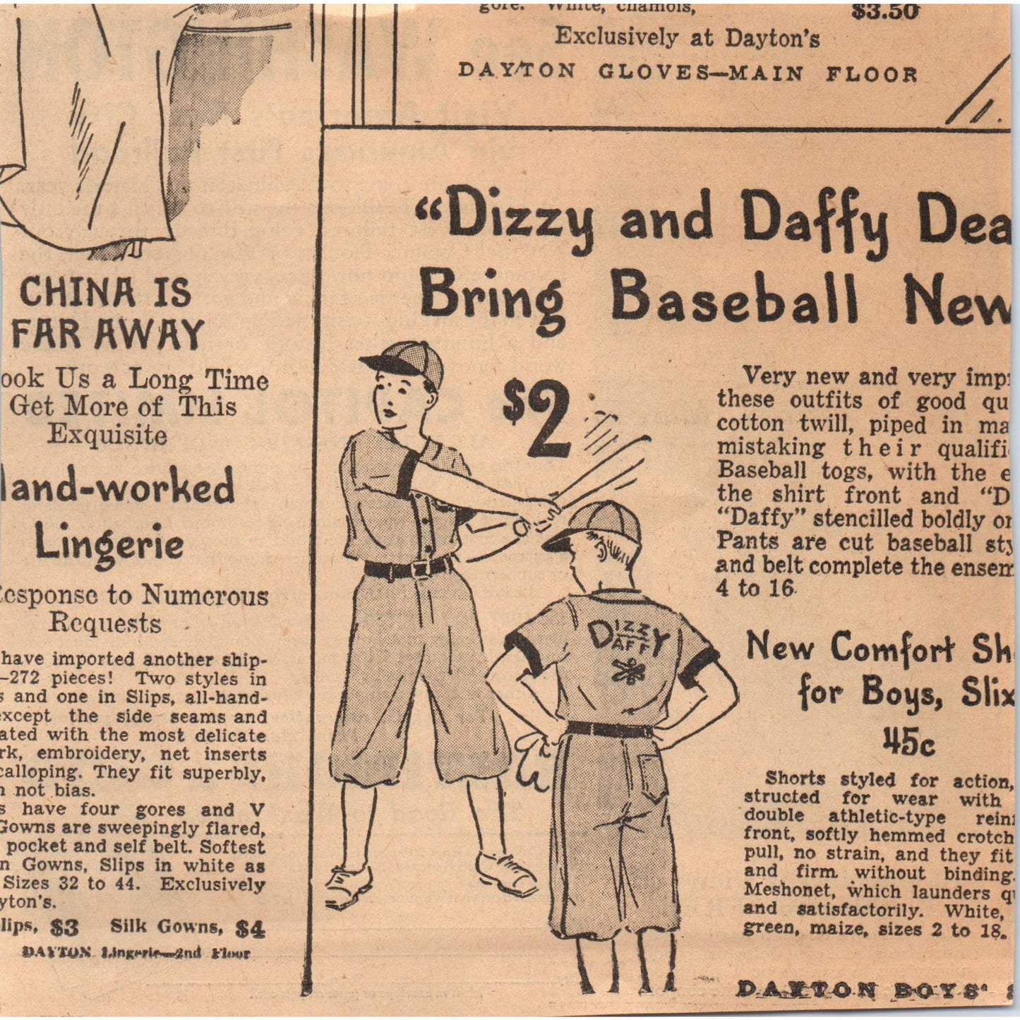 B&O Railroad See Washington 6" 1935 Minneapolis Journal Advertisement AE7-N9