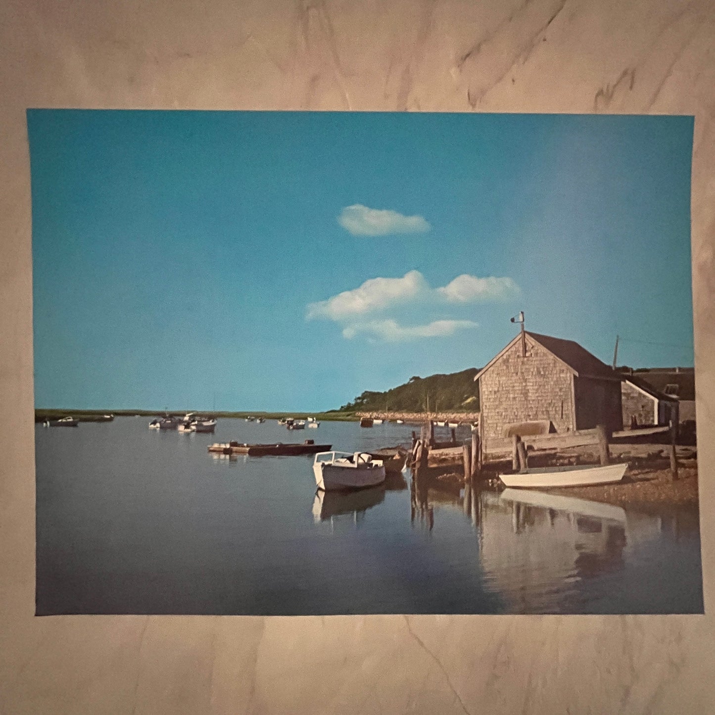 Small Fishing Village in Halifax Nova Scotia 12x16" Art Print FL1