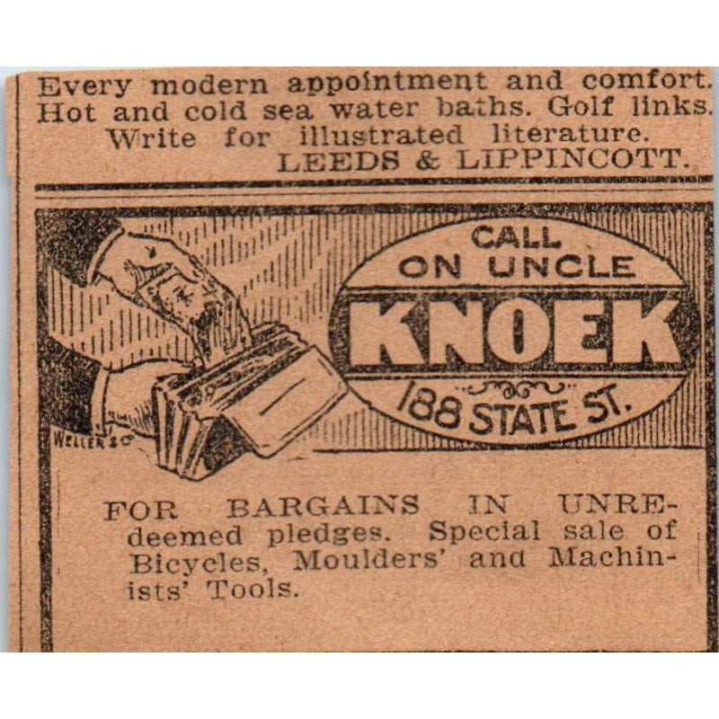 The Lining Store French Accordion Plaiting Hartford 1901 Newspaper Ad AD8-HS3