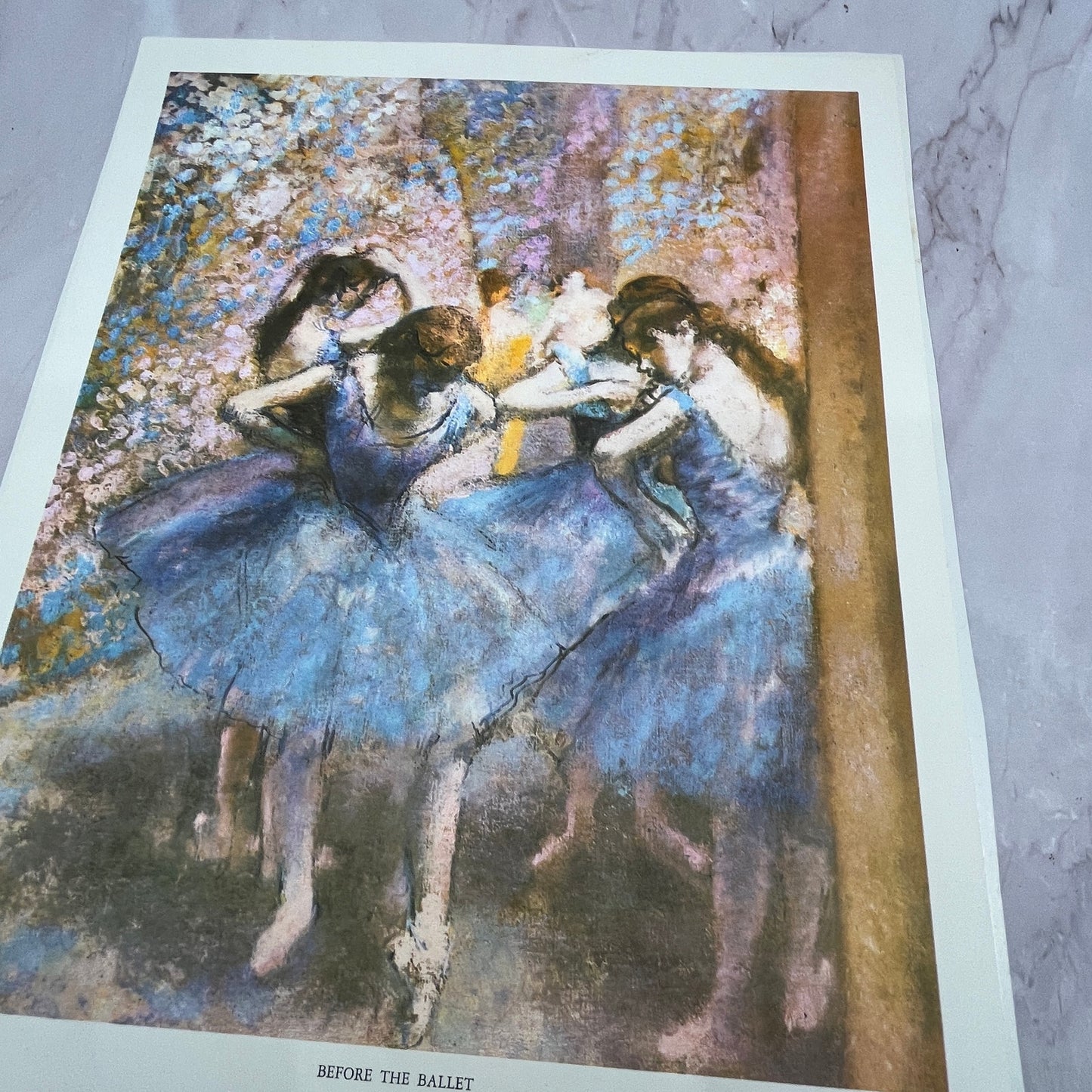 Before the Ballet Edgar Degas Lithograph 11x14" Art Print V22