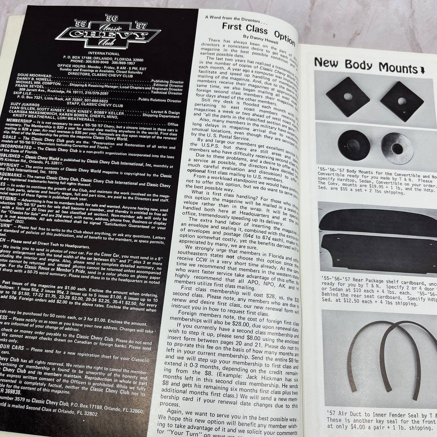 Pat Shaw Babe - '55, '56, '57 Classic Chevy World Magazine - Apr 1980 M30