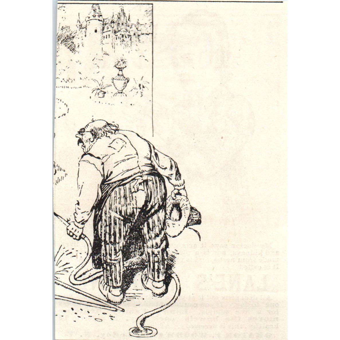 Lane's Medicine Herb Drink Orator F. Woodward LeRoy c1890 Victorian Ad AE8-CH7