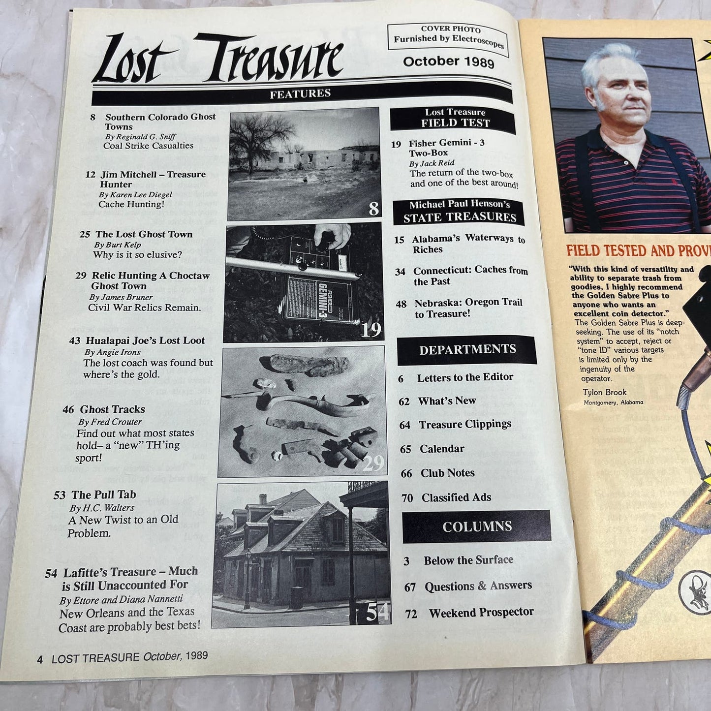 1989 Oct - Lost Treasure Magazine - Treasure Hunting Gold Prospecting M14