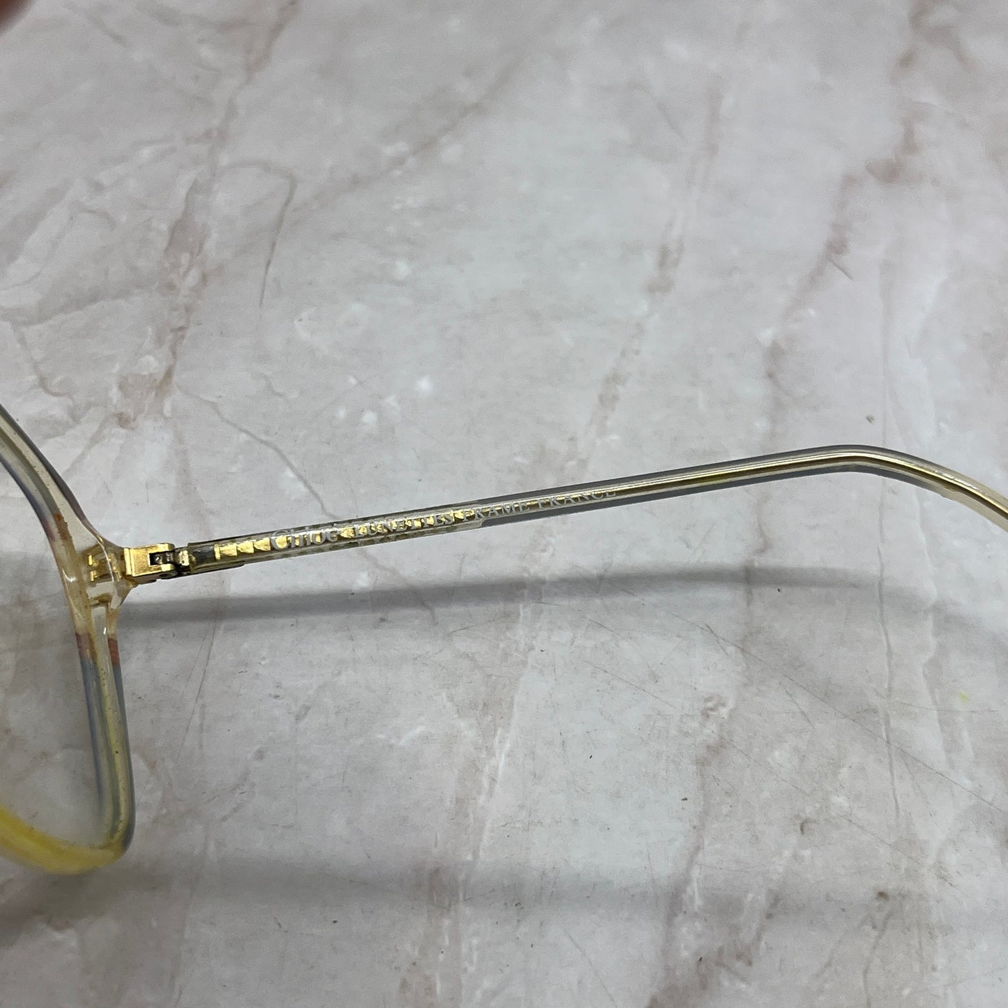 Retro Women's Chloe Lunettes France Oversize Acrylic Sunglasses Frames TG7-G1-3